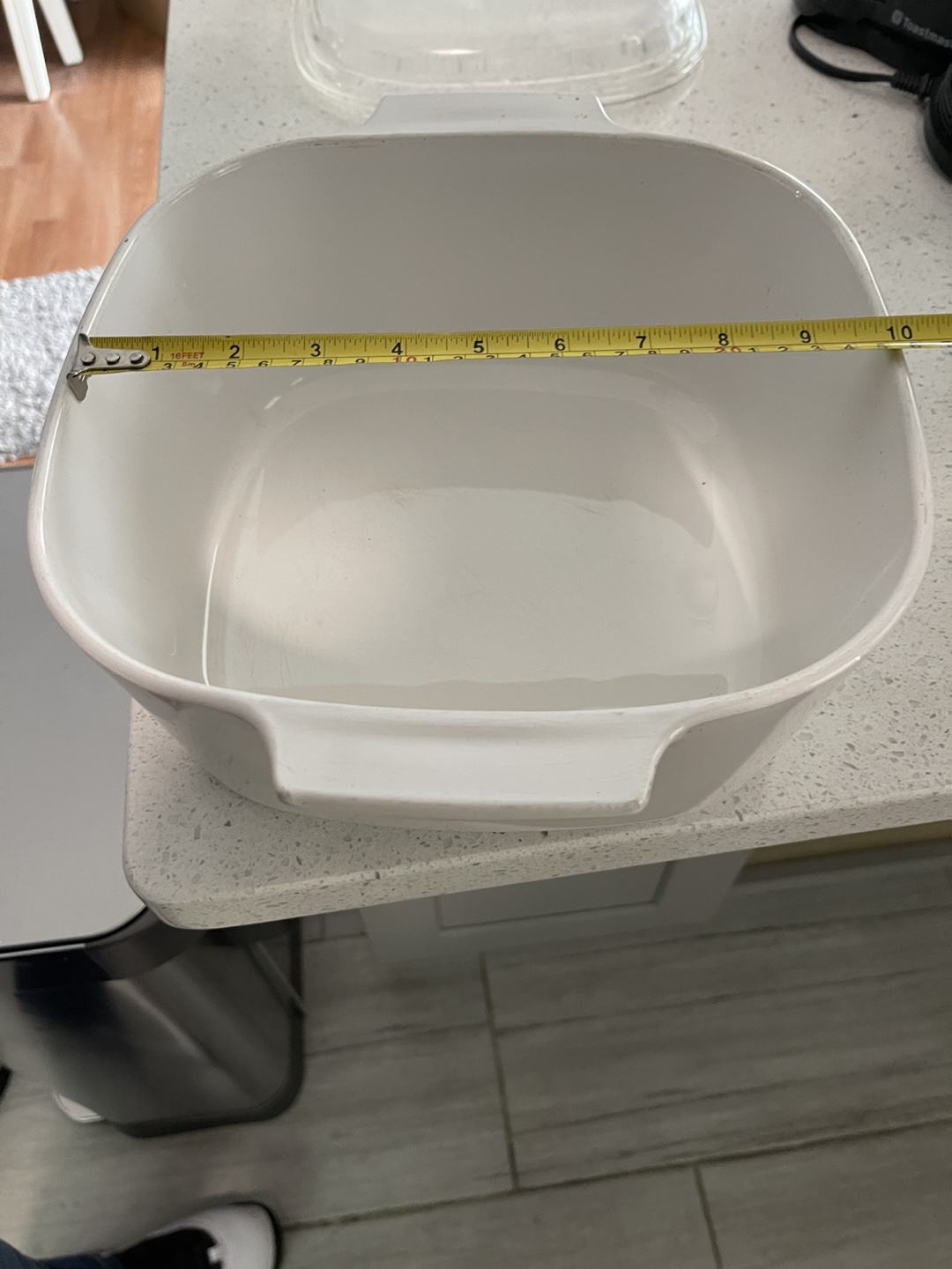Vintage Corningware French White 2.5qt Casserole Dish with Lid - photo 3