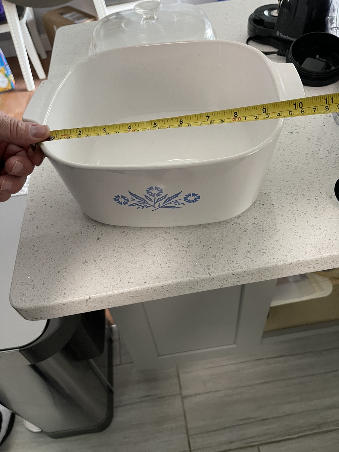 Vintage Corningware French White 2.5qt Casserole Dish with Lid - photo 4
