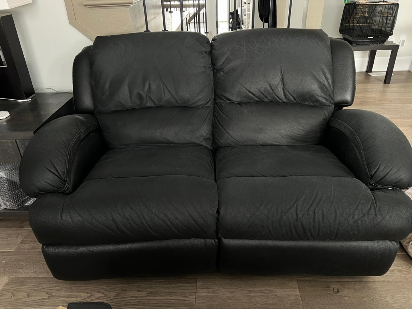 Black Power Recliner Sofa and Loveseat Set - photo 3
