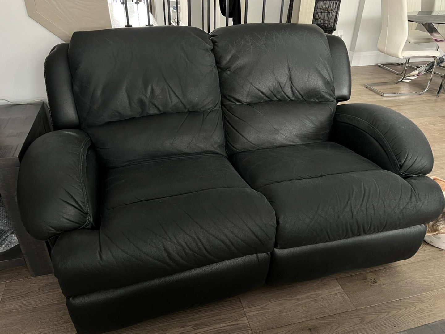 Black Power Recliner Sofa and Loveseat Set - photo 5