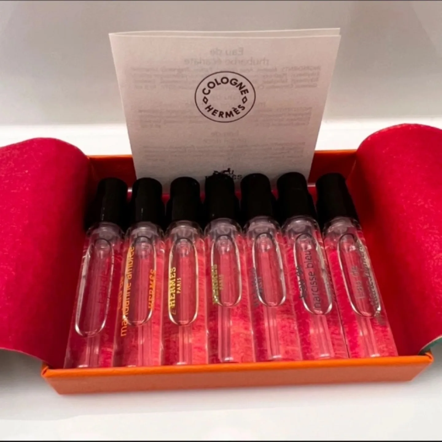 New 7x HERMES Perfume Parfums Cologne Spray Fragrance Set image indicator(2)