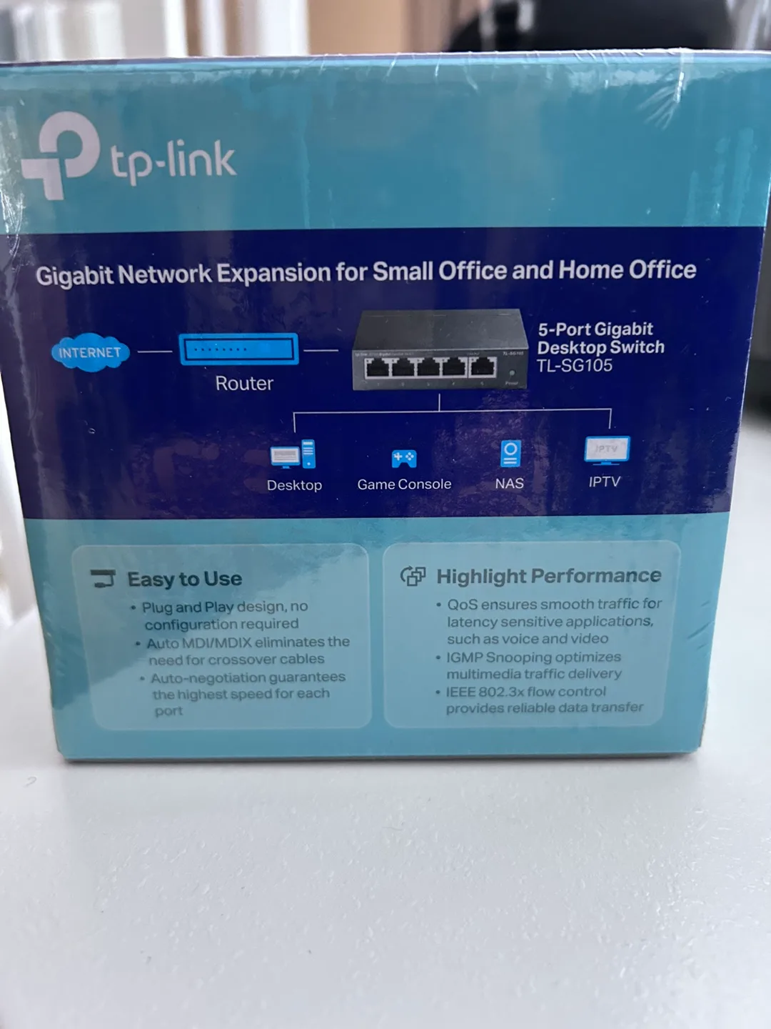 5-Port Gigabit desktop switch image indicator(3)