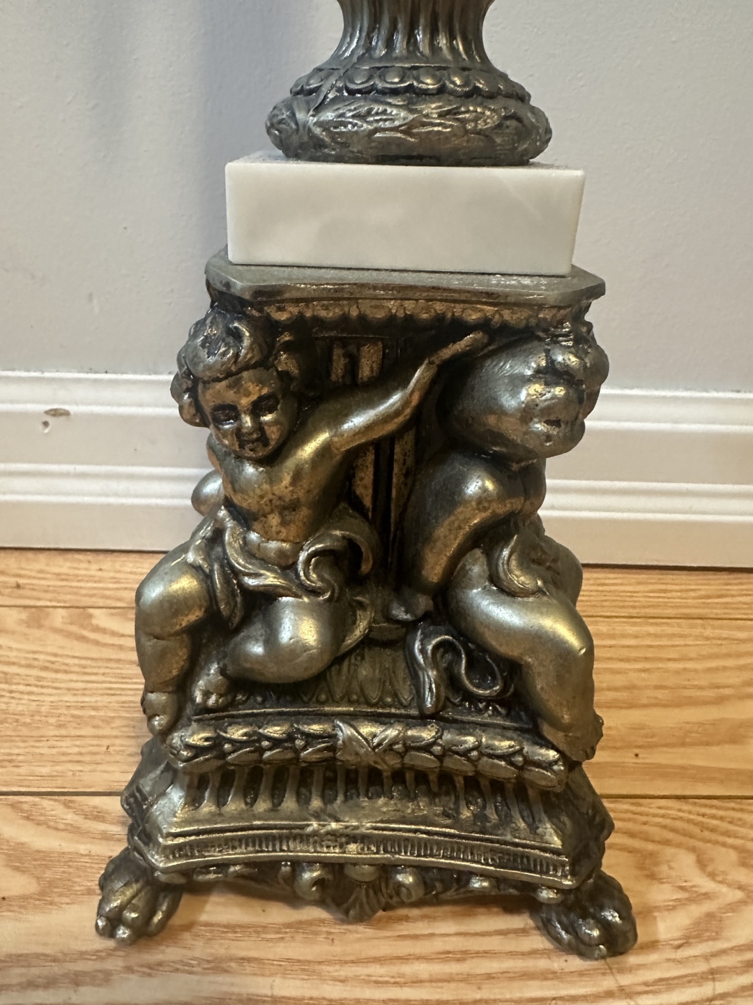 Vintage Crystal and Brass Ashtray Stand - photo 3