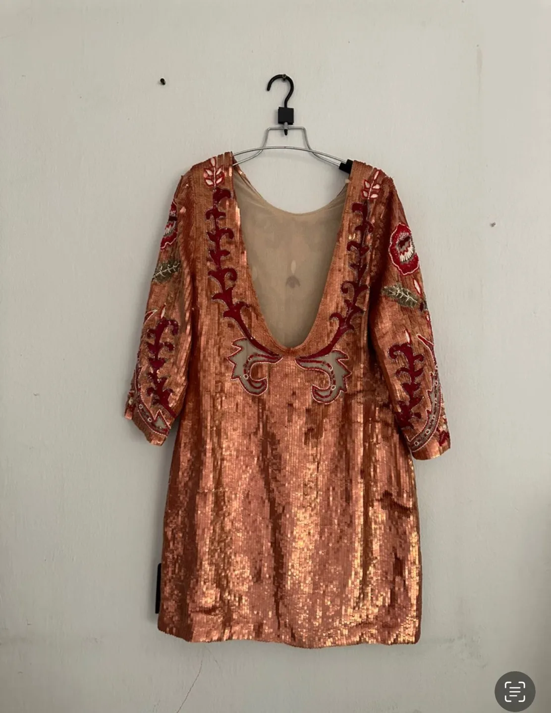 Rose gold  Embellished Mini Dress image indicator(5)