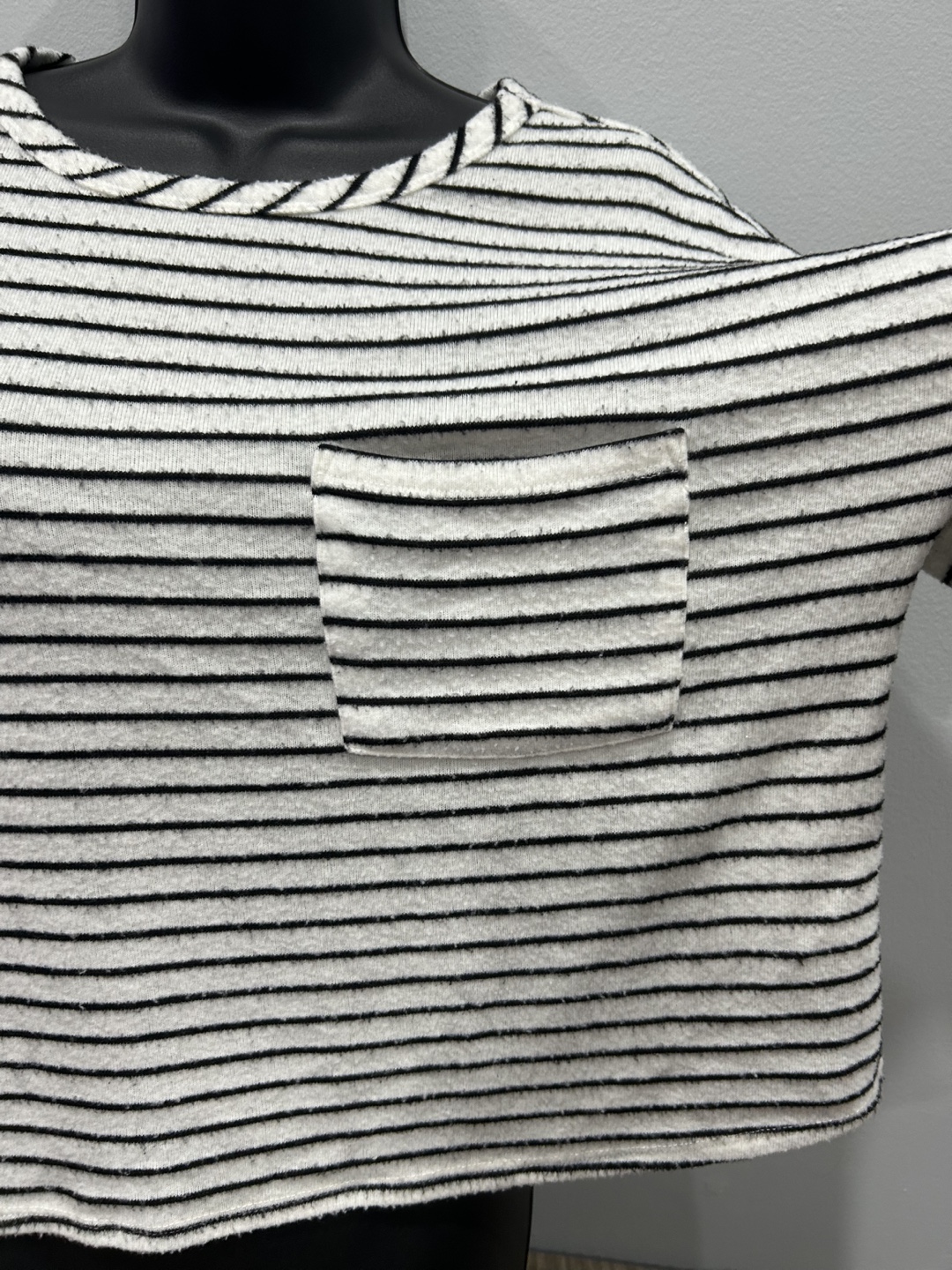 Striped white/black tee shirt - photo 5