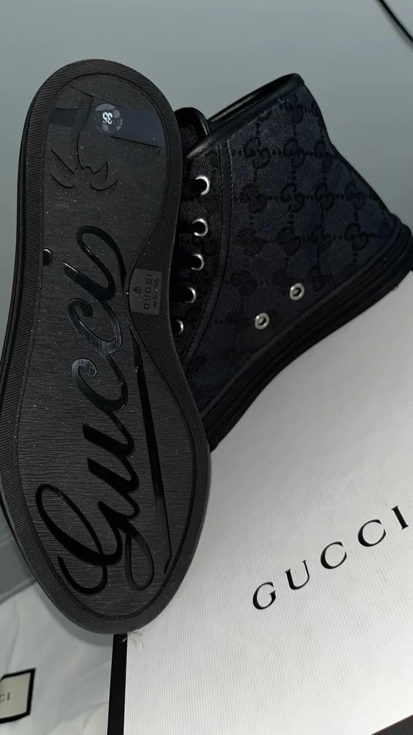 Gucci hightop sneakers image indicator(2)