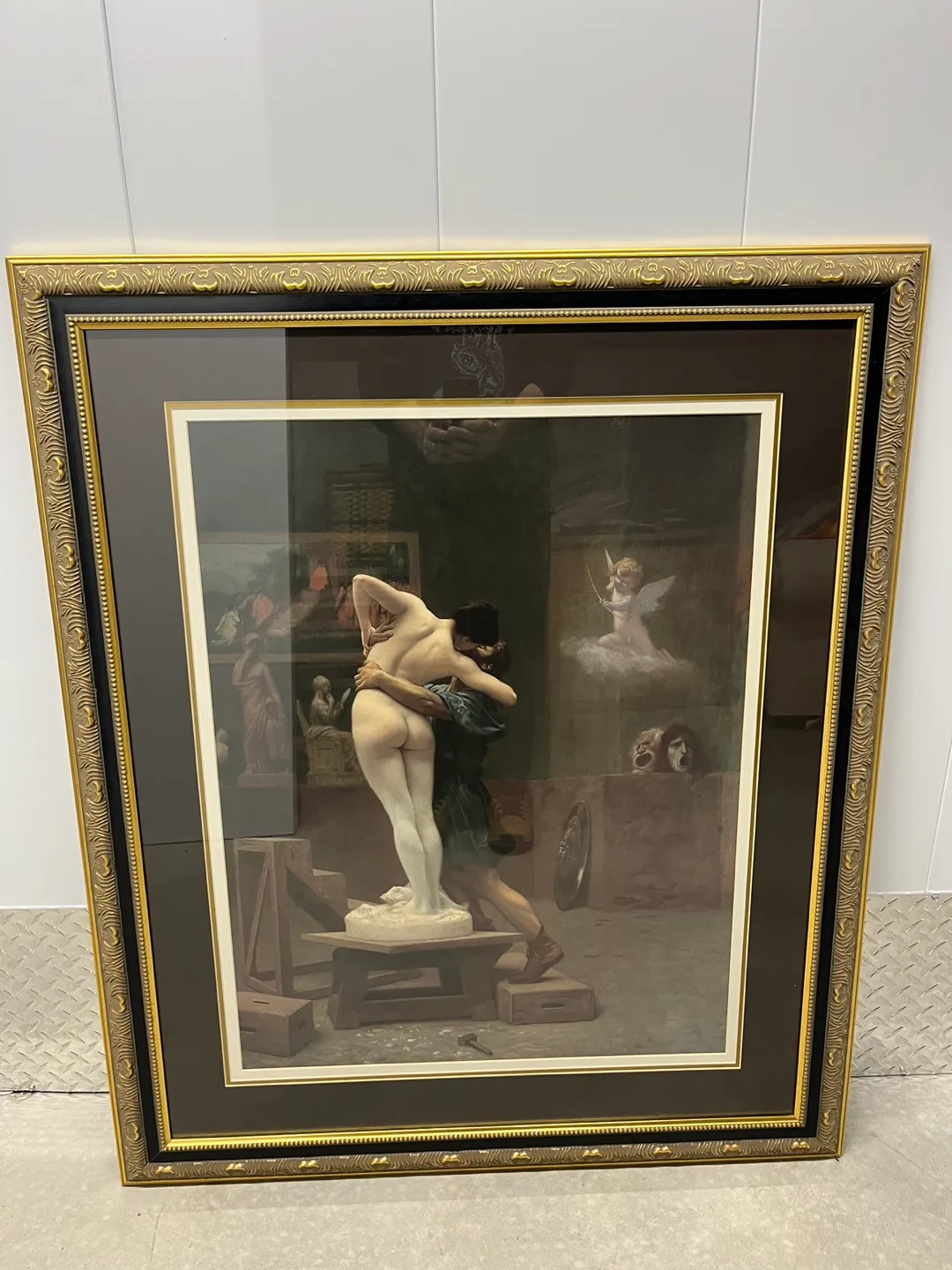 Large Framed Artwork Print - The Sculptor's Studio image indicator(2)