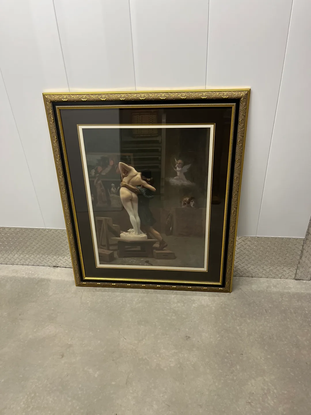 Large Framed Artwork Print - The Sculptor's Studio image indicator(3)