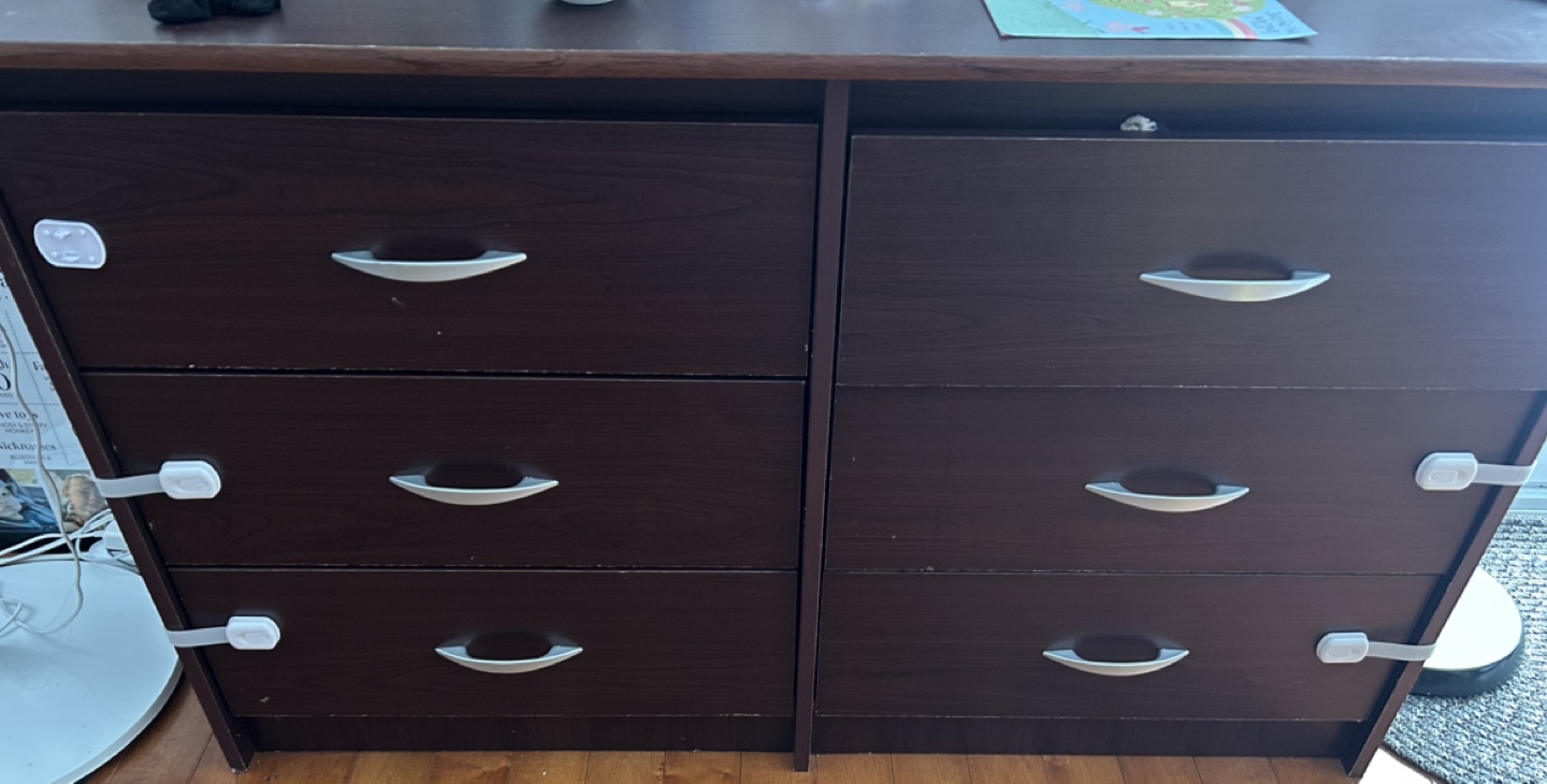 Dark Brown Six-Drawer Dresser - photo 2