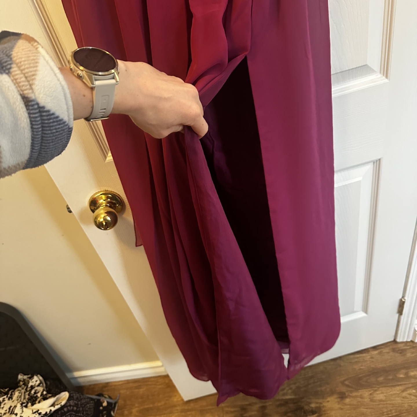 Azazie Zeya Bridesmaid Formal Dress in Orchid purple size 6 - photo 2