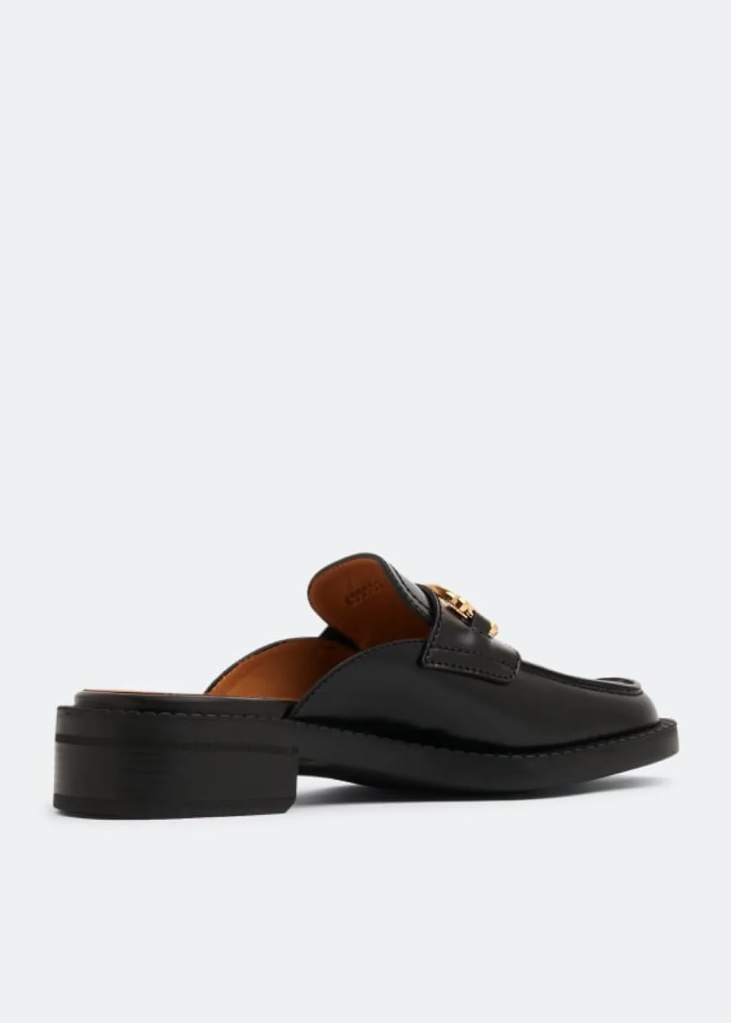 Authentic Brand New Gucci Black Leather  Mules size 8 image indicator(3)