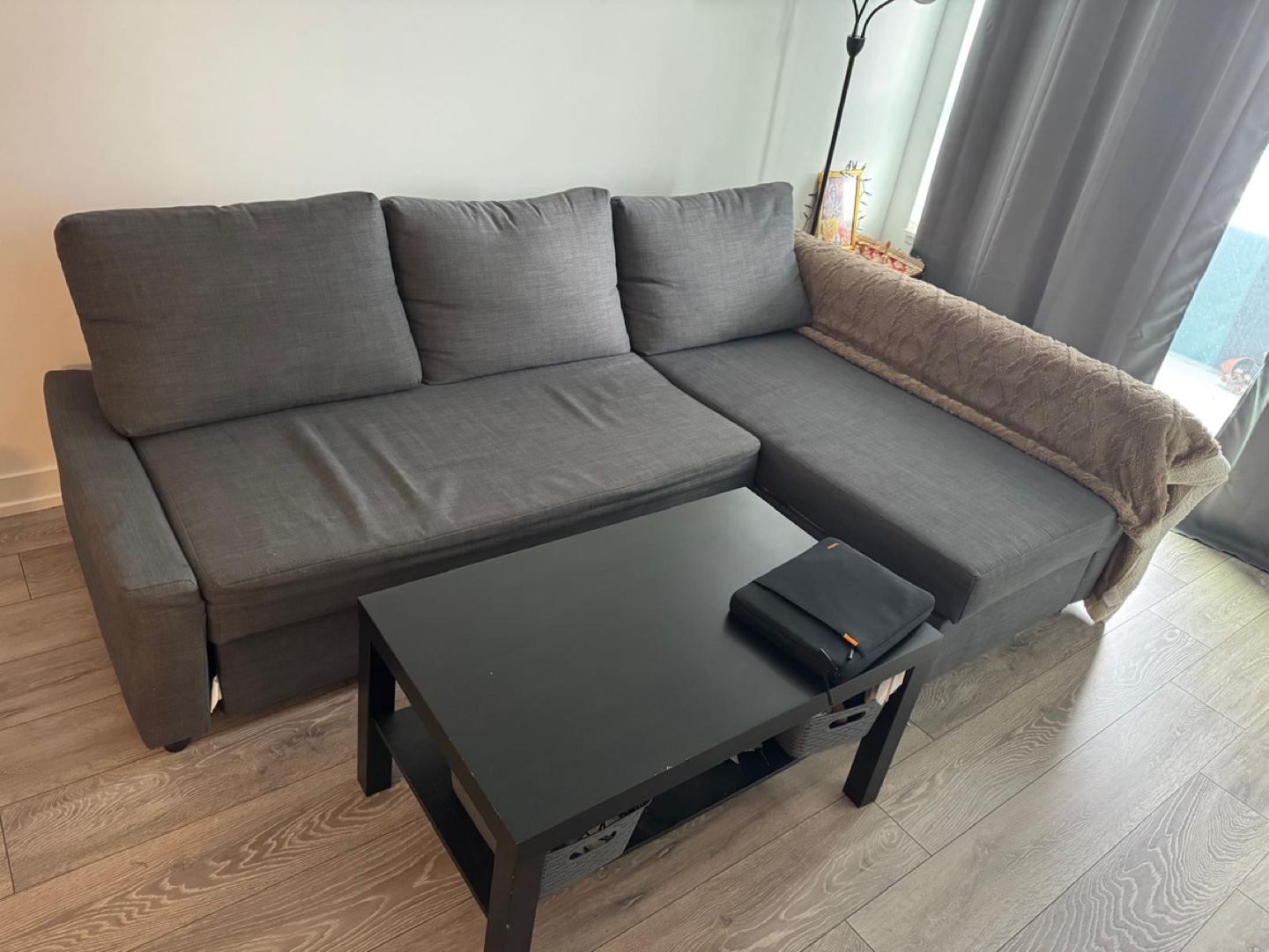 IKEA FRIHETEN Corner Sofa-Bed with Storage - photo 2