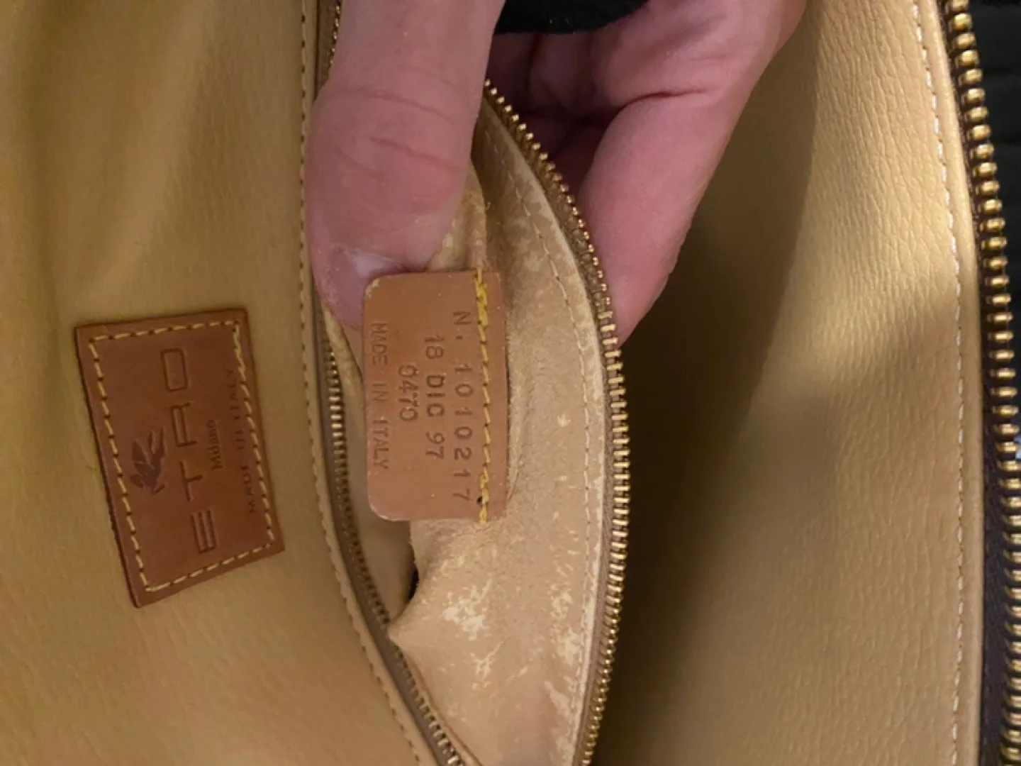 ETRO Brown Paisley Dome Handbag image indicator(7)