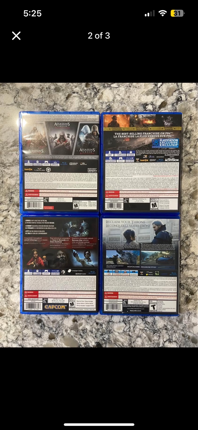 PlayStation 4 (Assassin’s Creed, COD, Resident Evil, etc) - photo 2