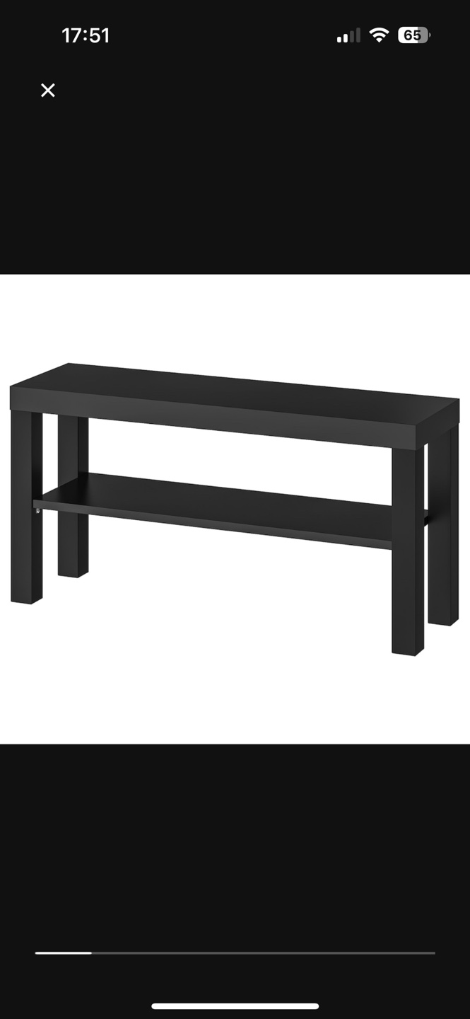 IKEA Lack TV Stand - Black