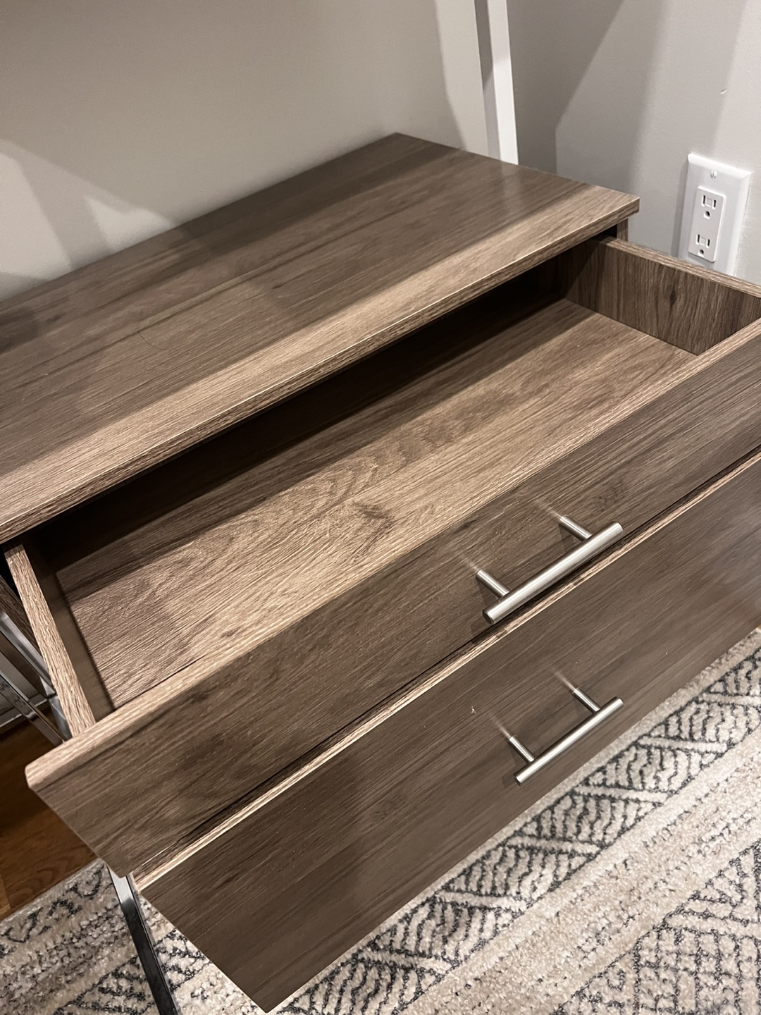 Ladder Shelf with Two Drawers - photo 4
