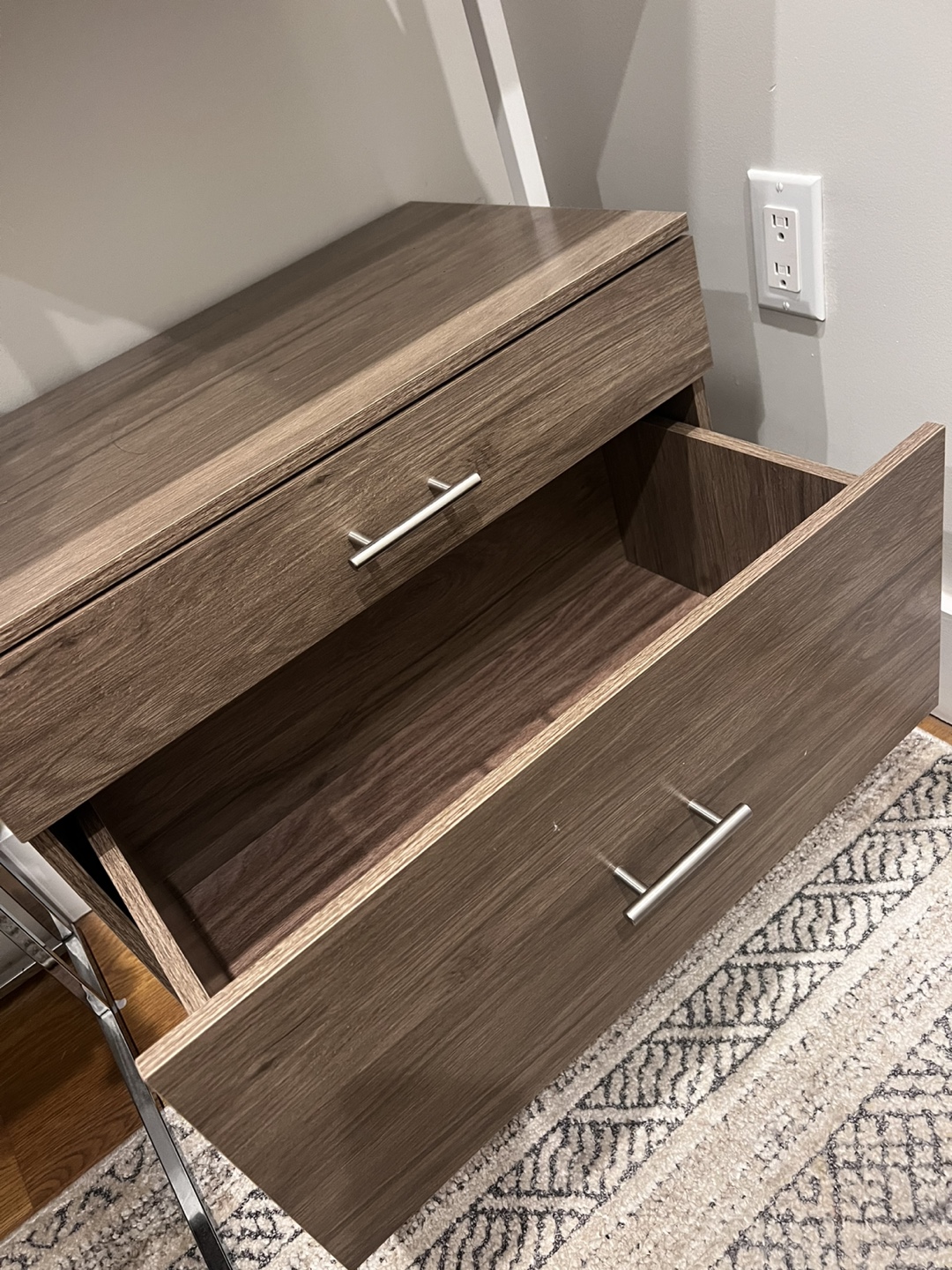 Ladder Shelf with Two Drawers - photo 3