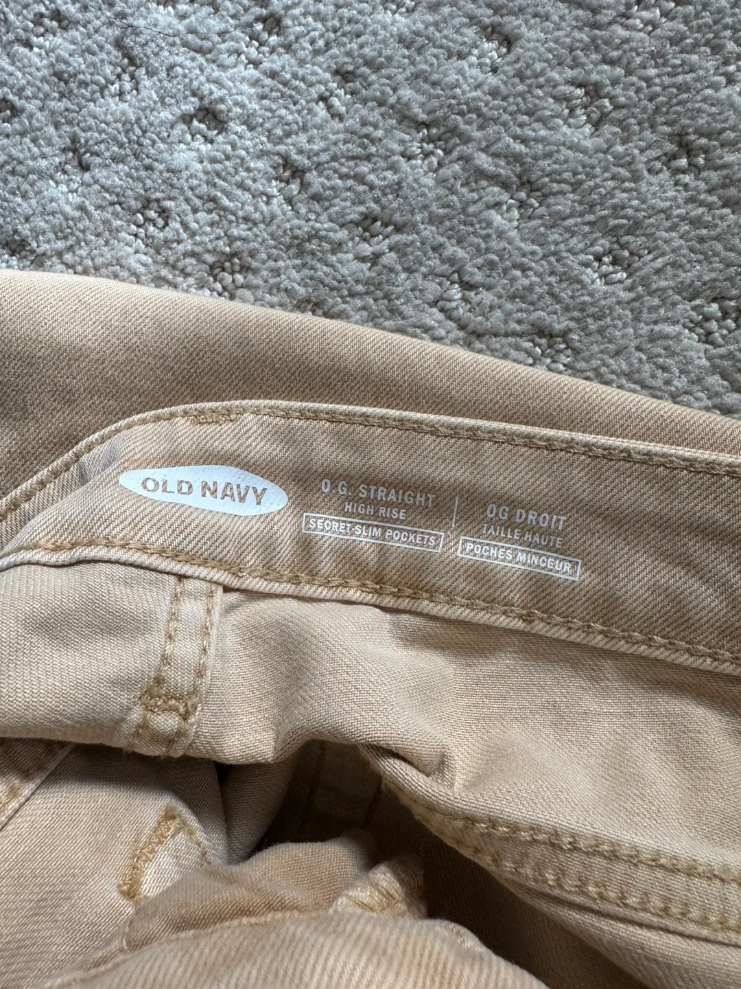 Old Navy O.G. Straight High Rise Jeans - Size 10 image indicator(3)