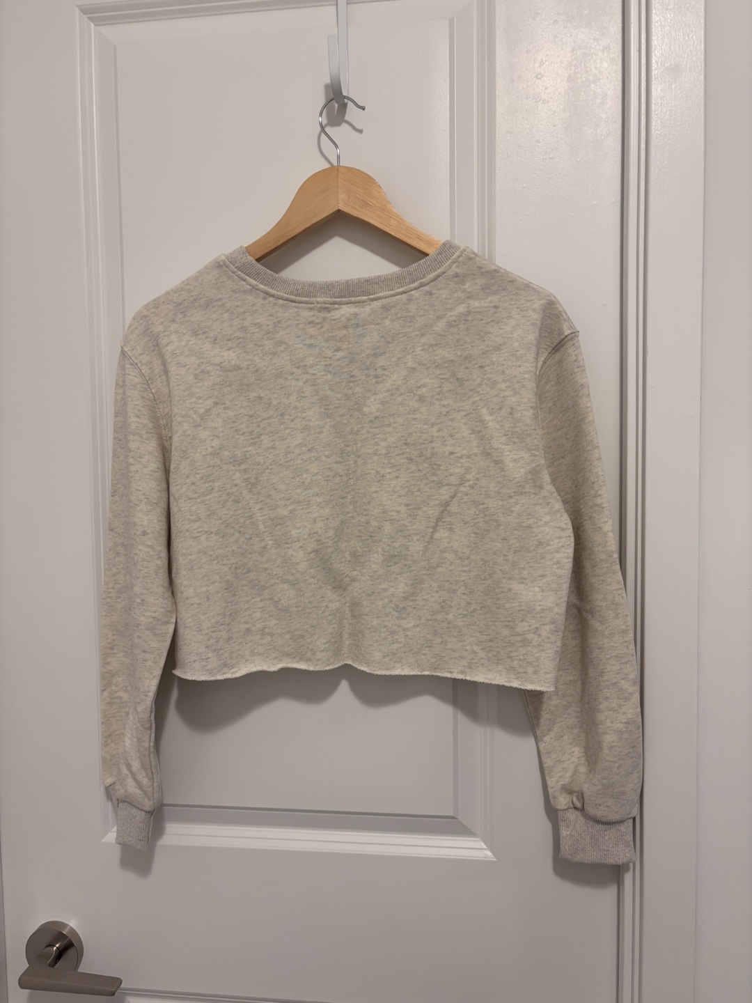 crop crewneck sweat shirt - photo 2