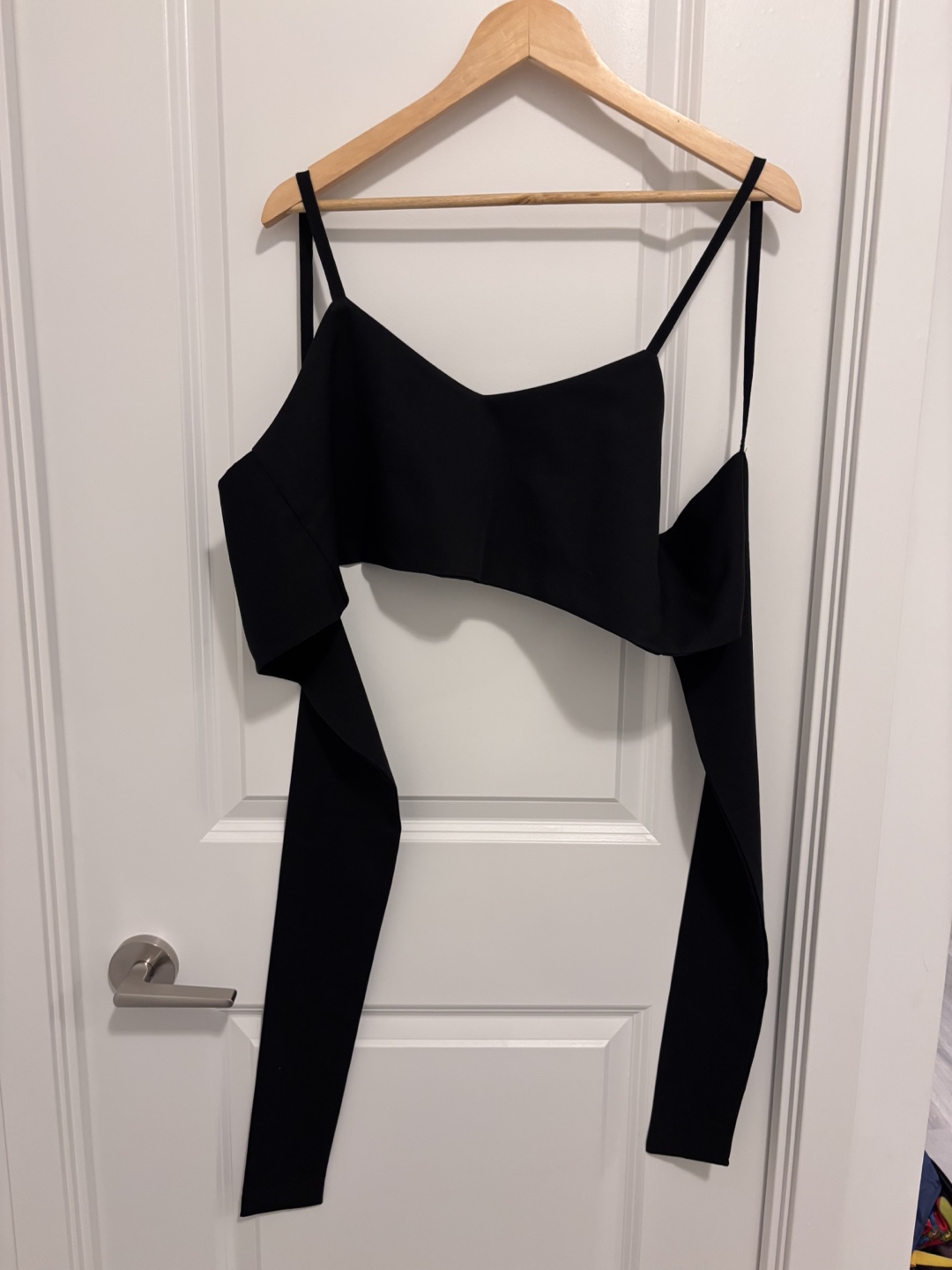 Black ribbon wrap bustier - photo 2