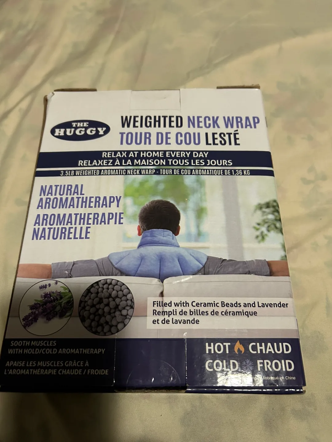 The Huggy Weighted Neck Wrap - Aromatherapy, Hot/Cold image indicator(2)