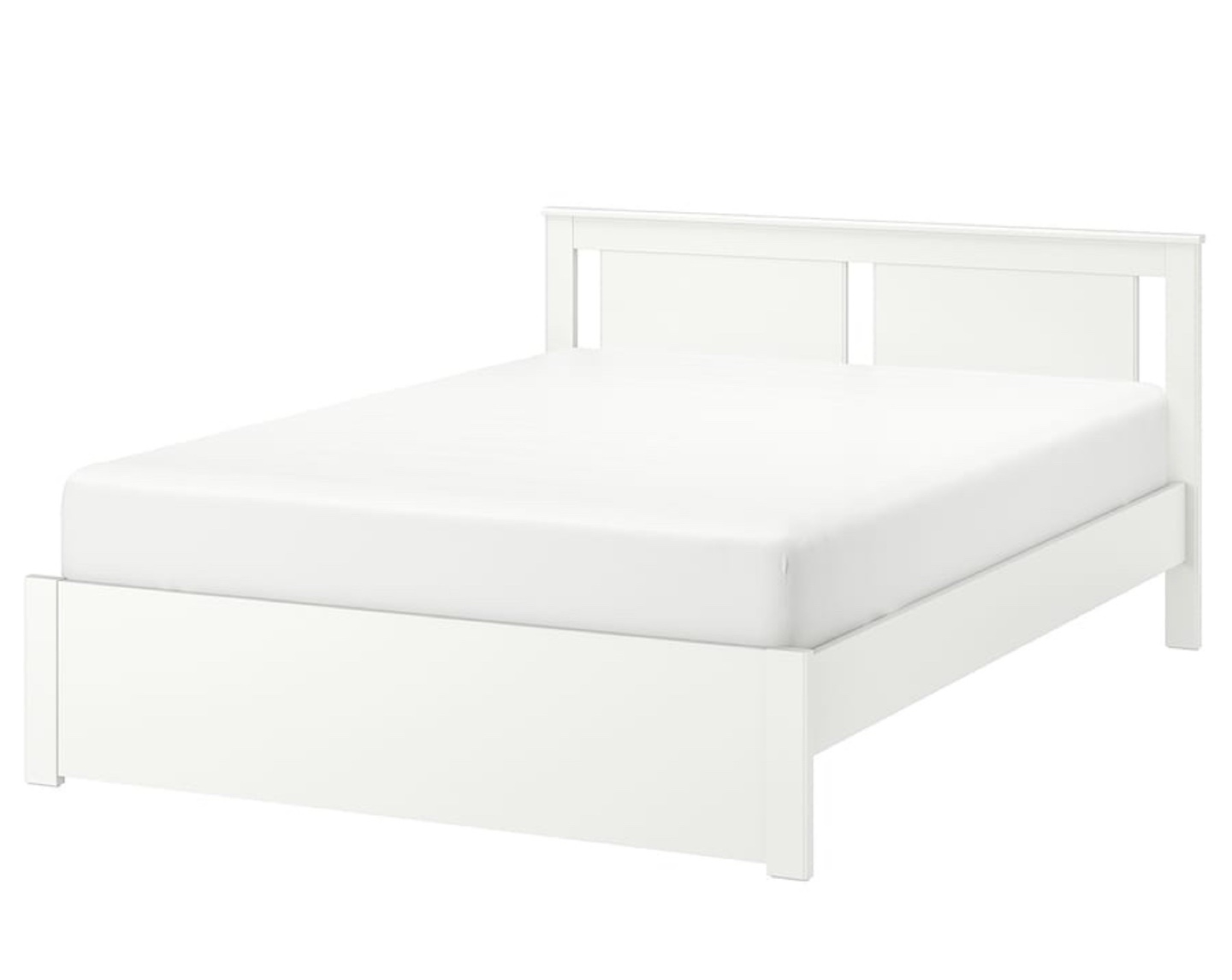 IKEA Songesand White Queen Bed Frame