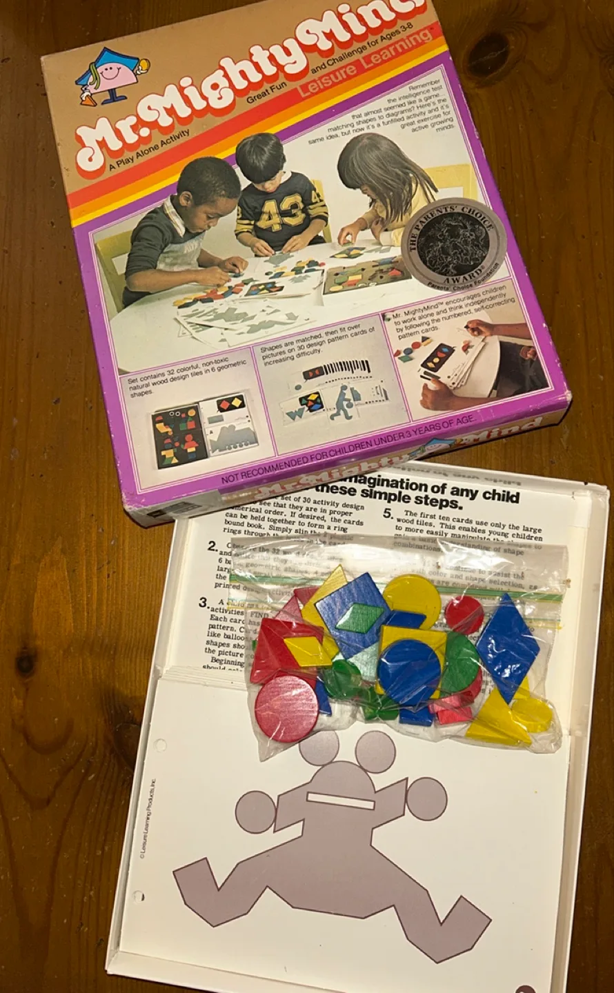 Vintage Kids Toys - Shape Game & Giant Magnet #freecycle image indicator(2)