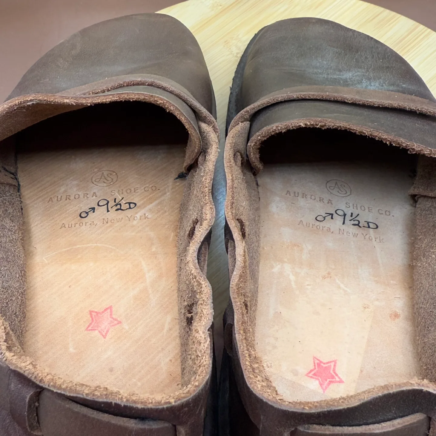 Aurora Shoe Co. Middle English men’s BROWN 9.5 D image indicator(8)