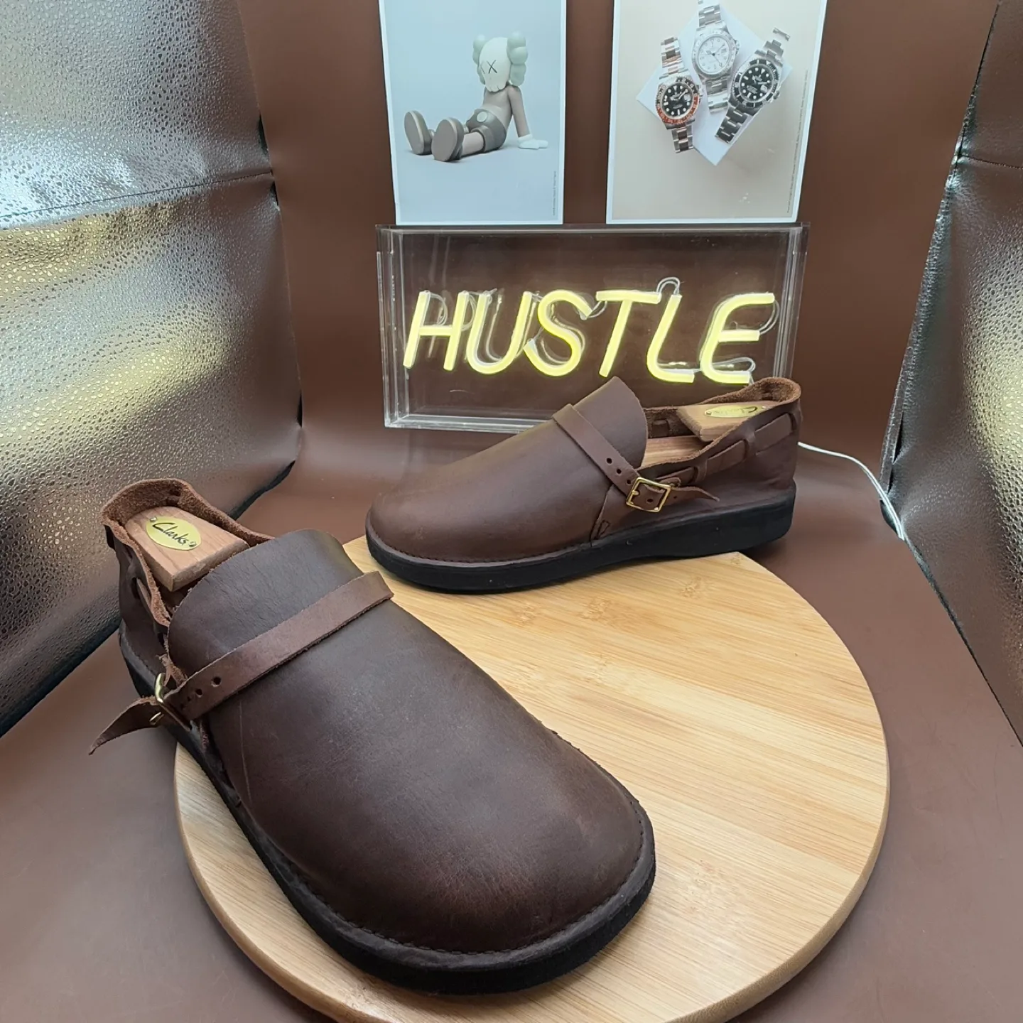 Aurora Shoe Co. Middle English men’s BROWN 9.5 D image indicator(7)