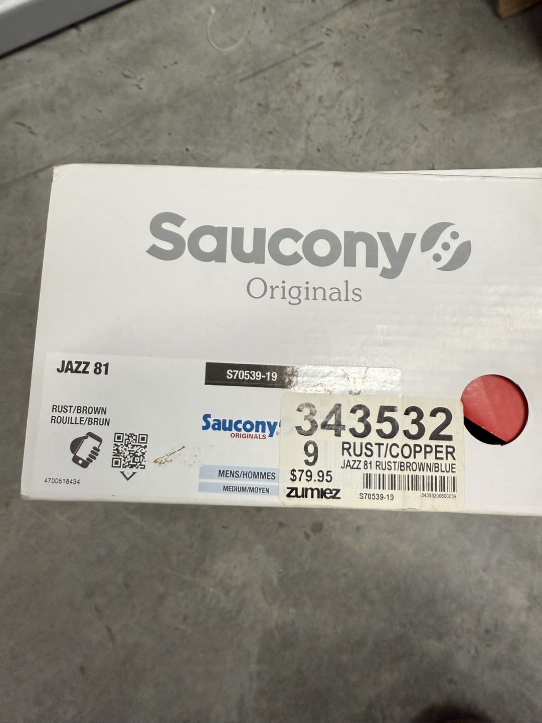Saucony Originals Jazz 81 Men's Sneakers - Size 9 - photo 3