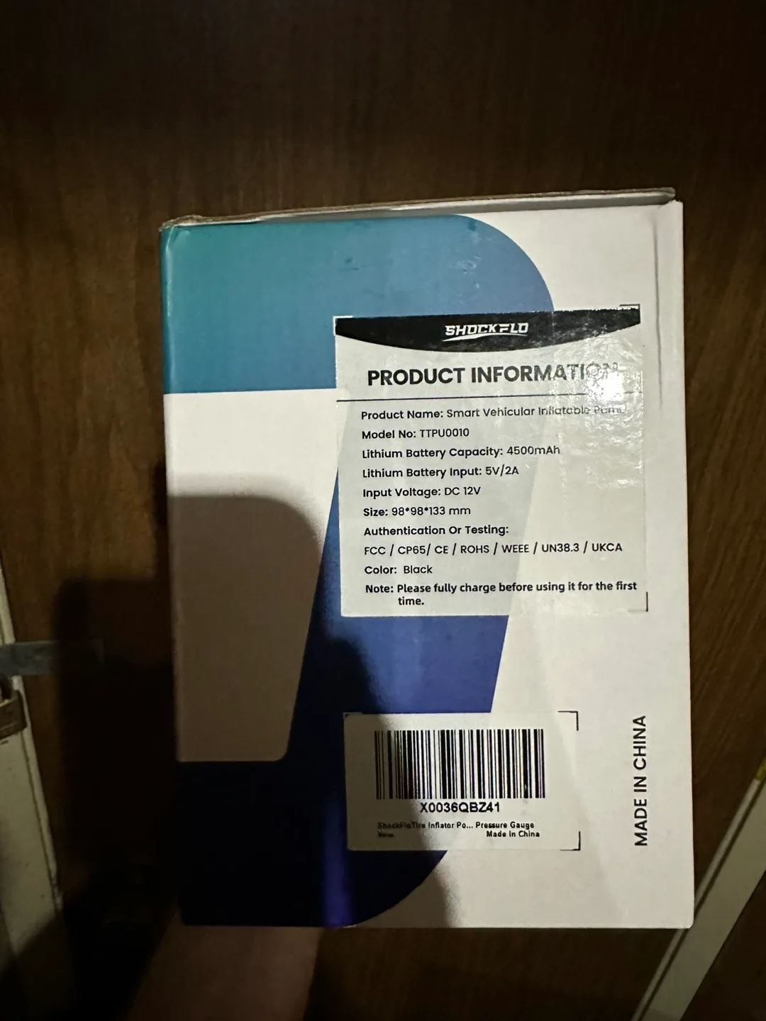 Shockflo Smart Vehicular Inflatable Pump image indicator(2)