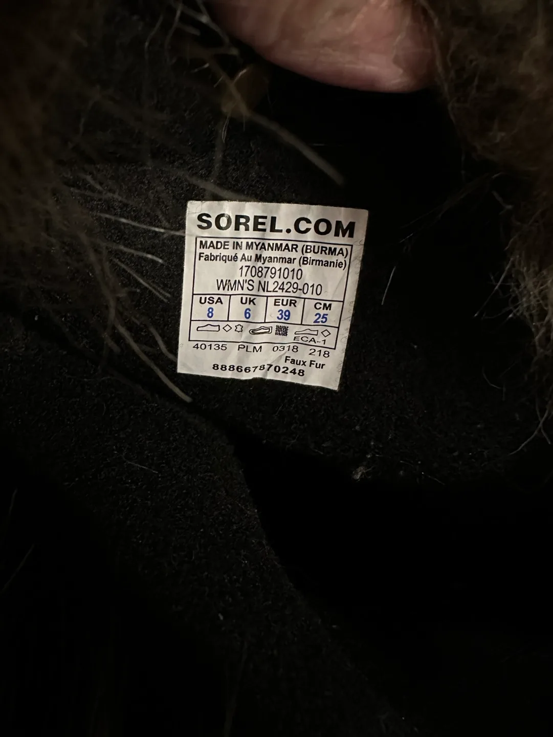 Women's Sorel Winter Boots Size 8 image indicator(4)