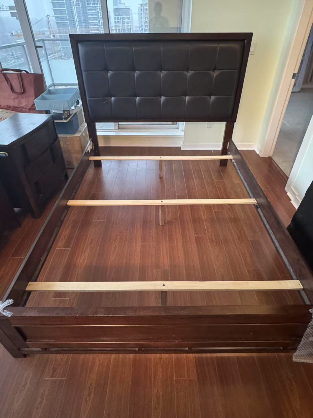 Queen Bed Frame with Headboard - photo 2
