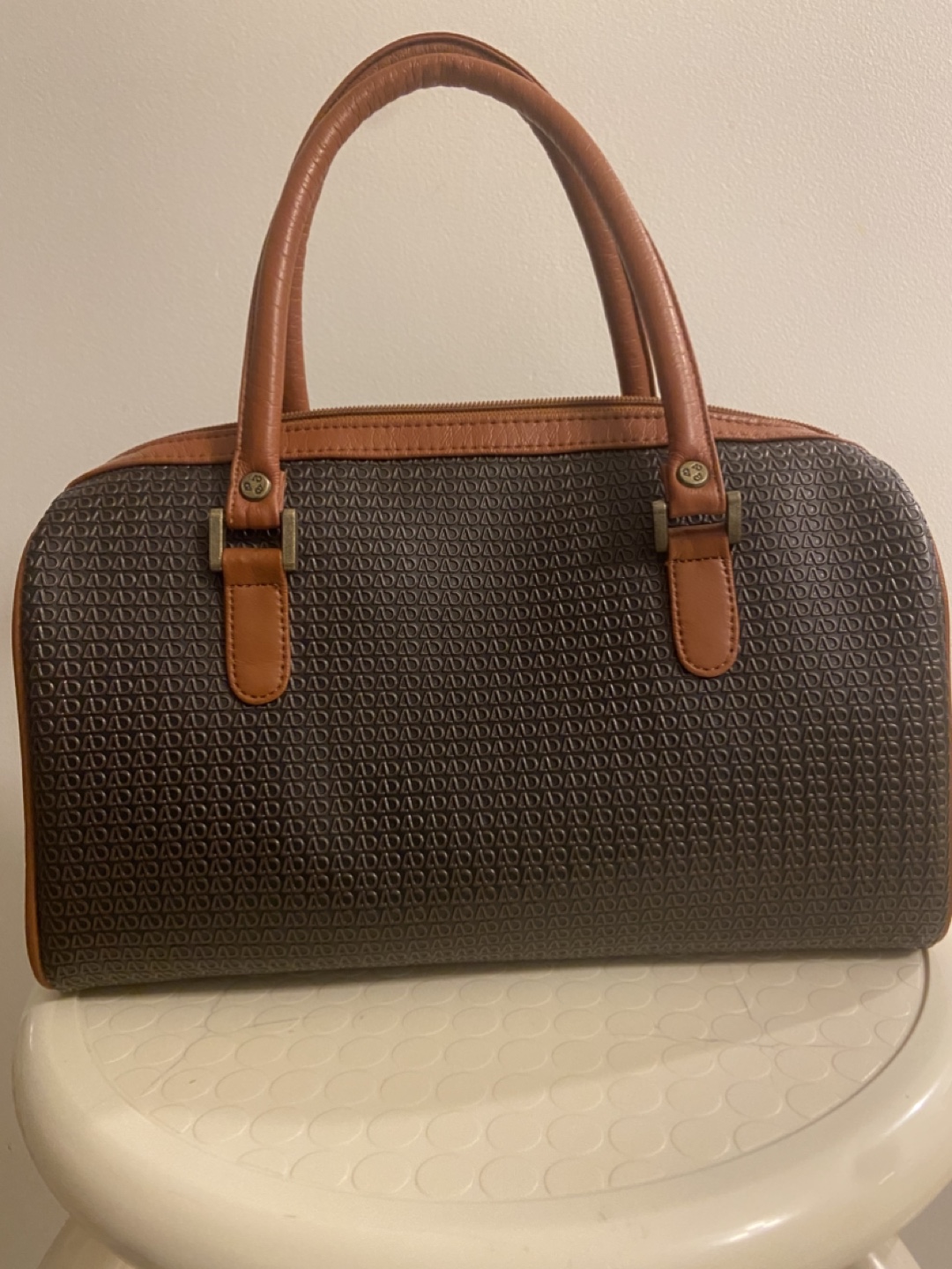 Vintage AD Bag, Brown Leather Handbag - photo 2