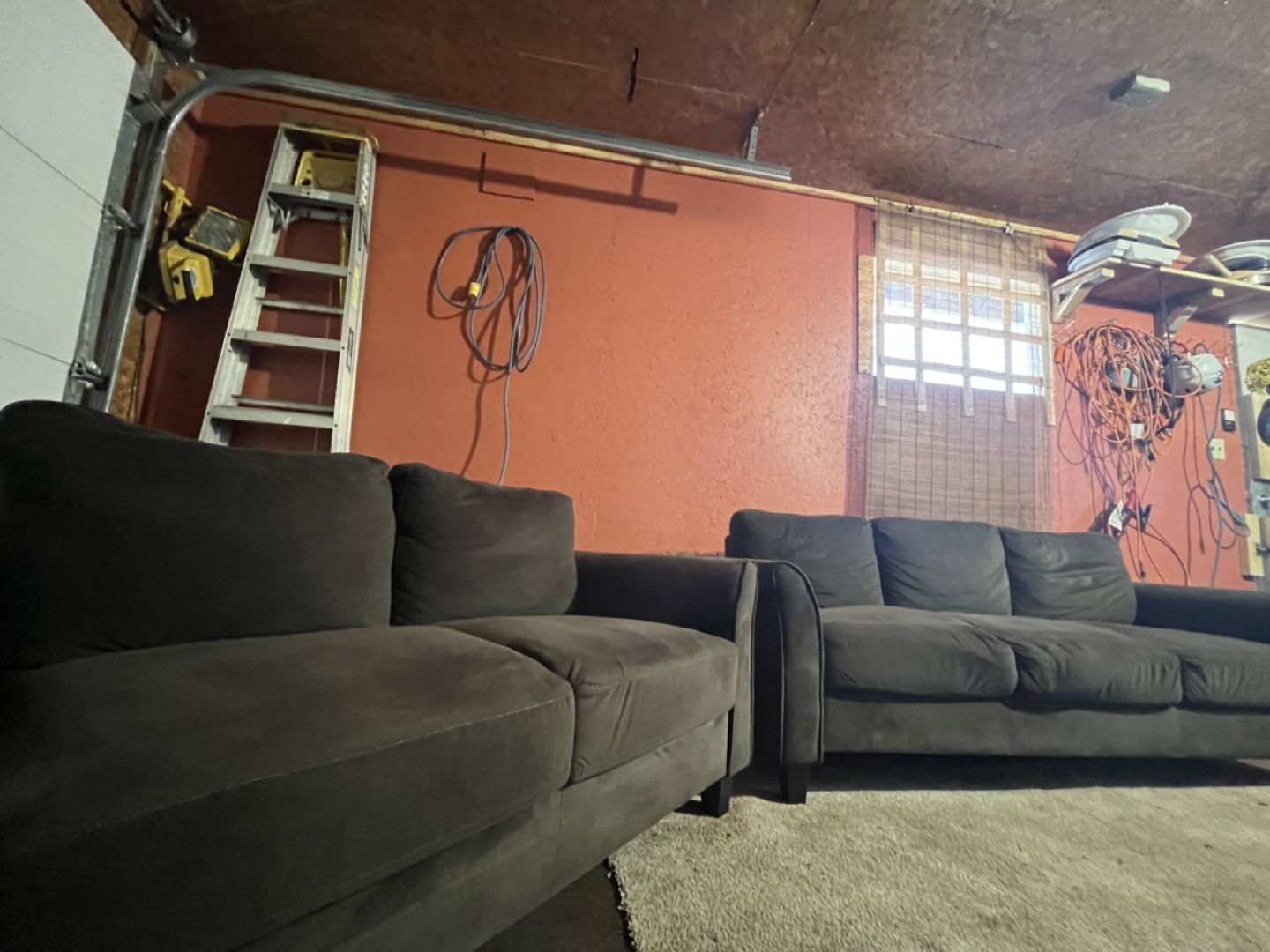 Dark Brown Sofa Set - Loveseat and Sofa - photo 5