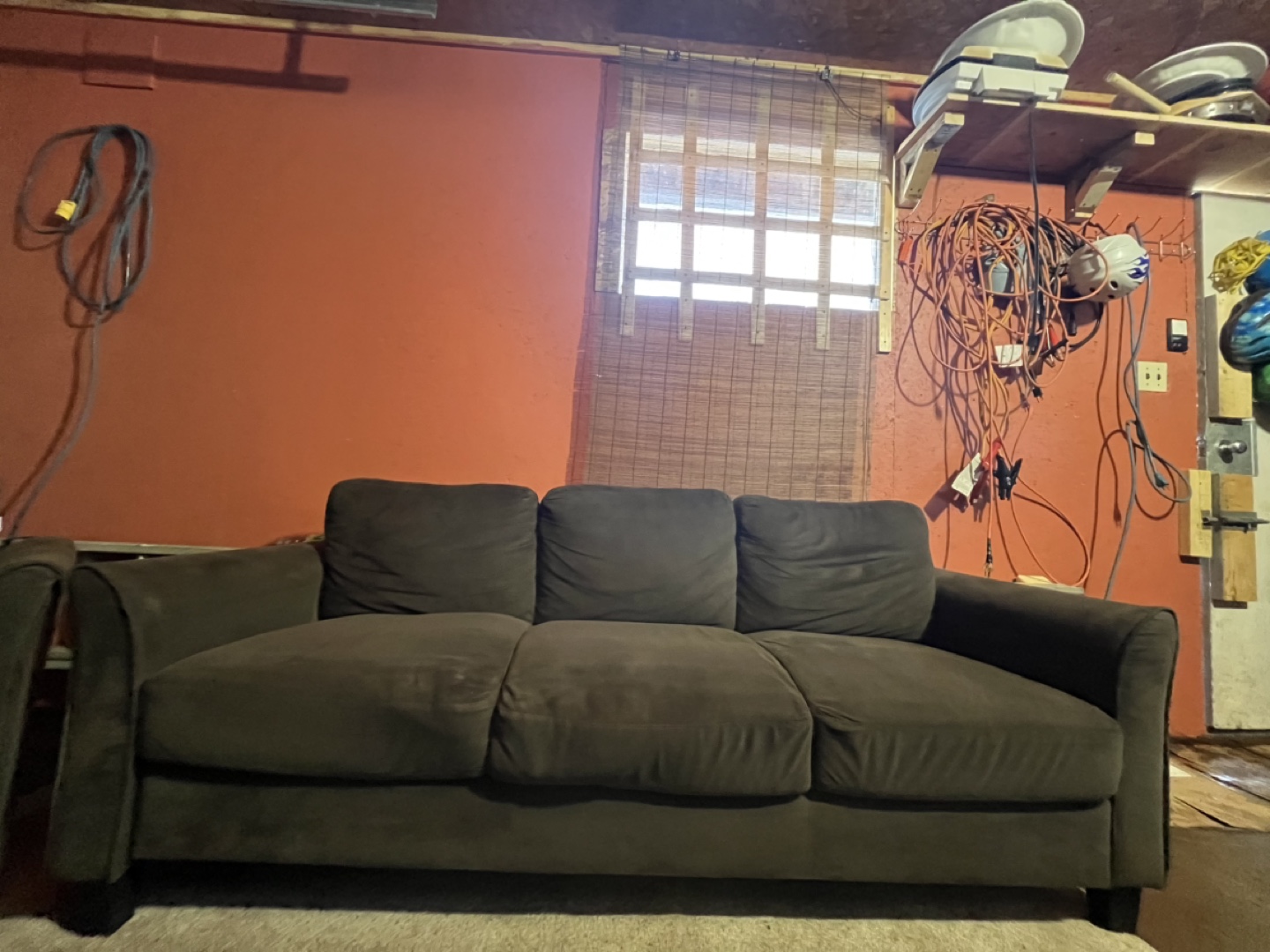 Dark Brown Sofa Set - Loveseat and Sofa - photo 3