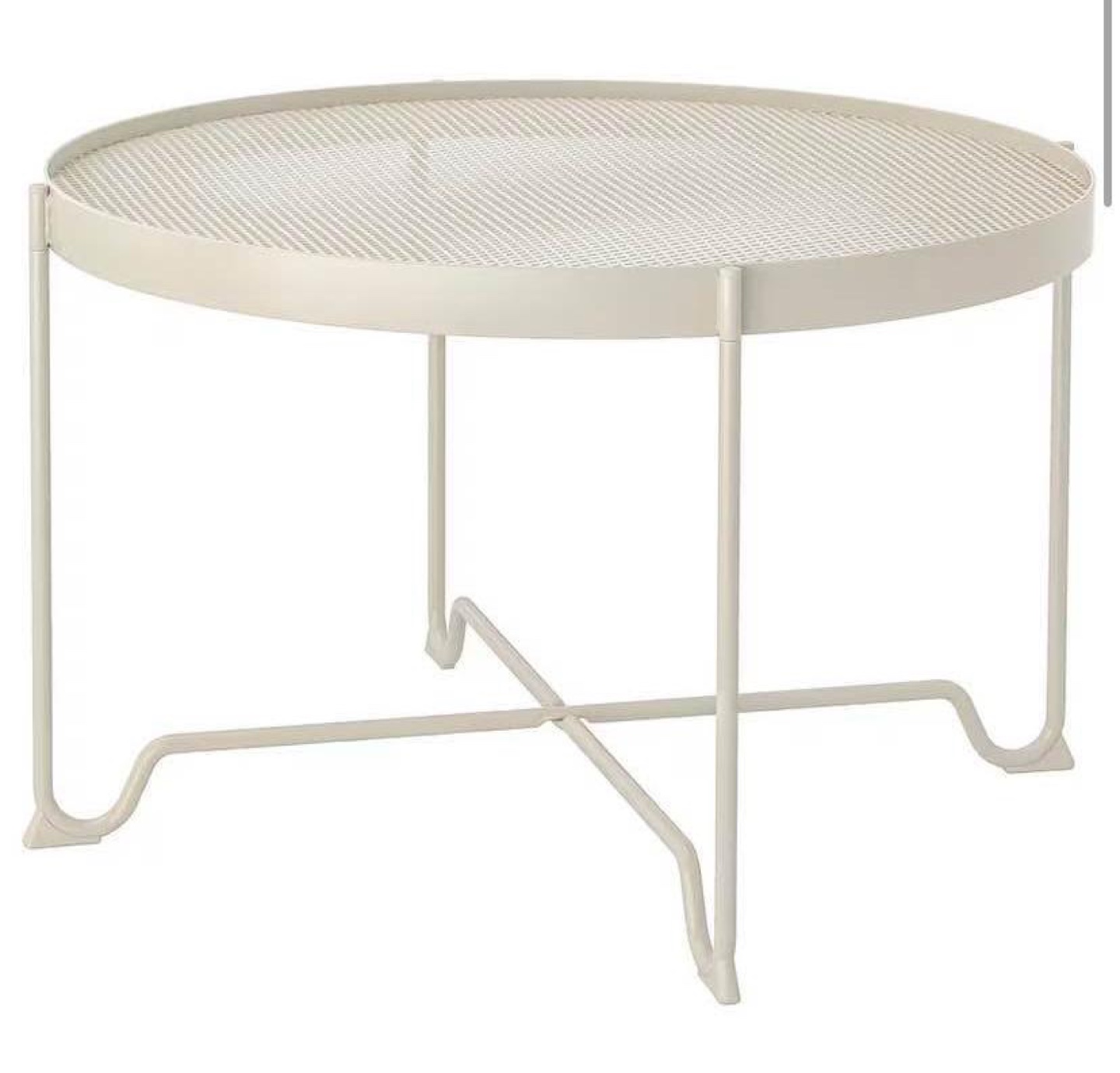 IKEA Side Table - outdoor / indoor - cream - photo 3