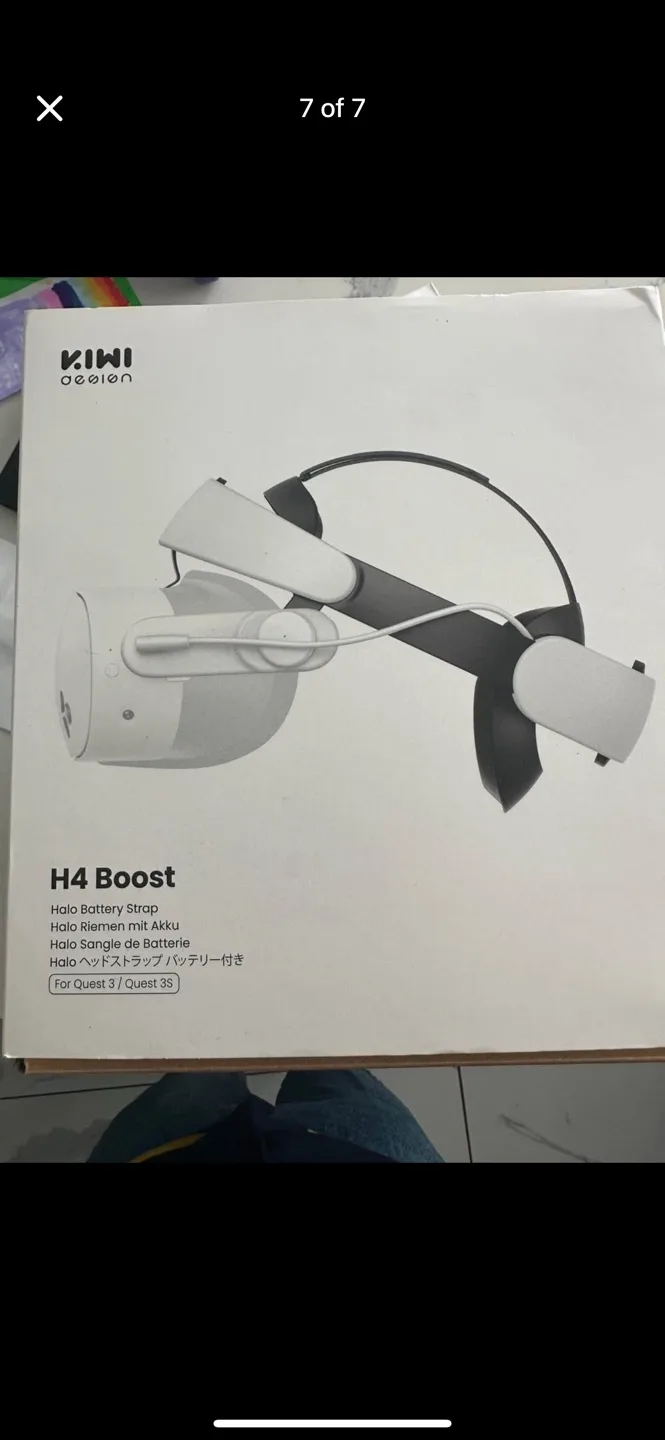 Kiwi Design H4 Boost Halo Battery Strap for Meta Quest 3/Quest 2 image indicator(4)