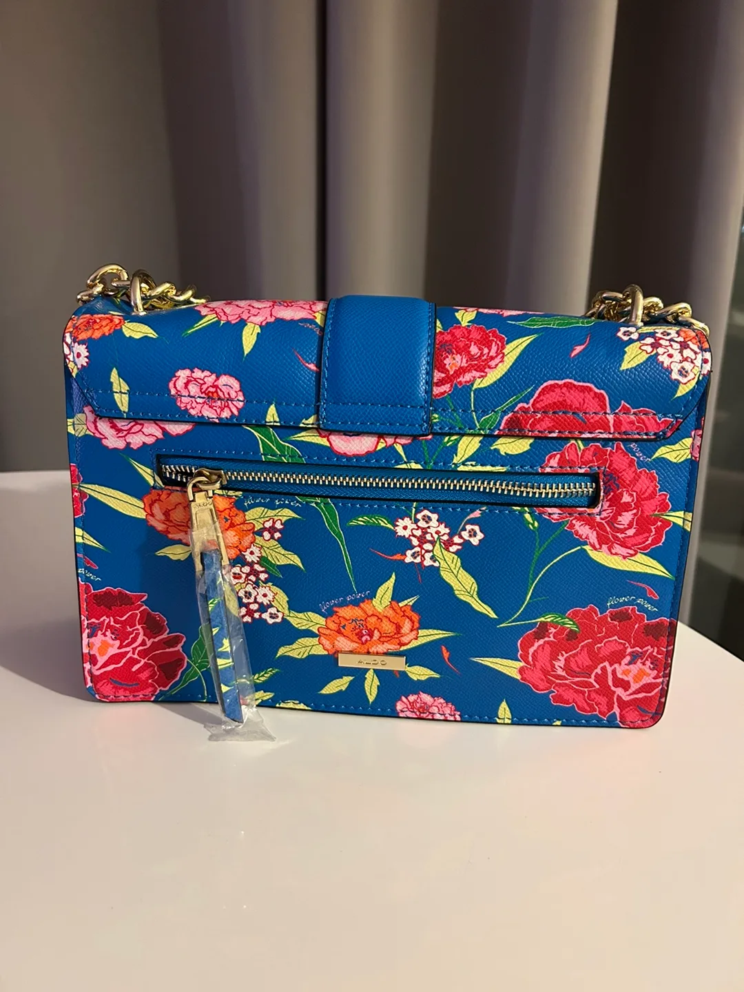 ALDO Floral Blue Bag (Never Used) image indicator(3)