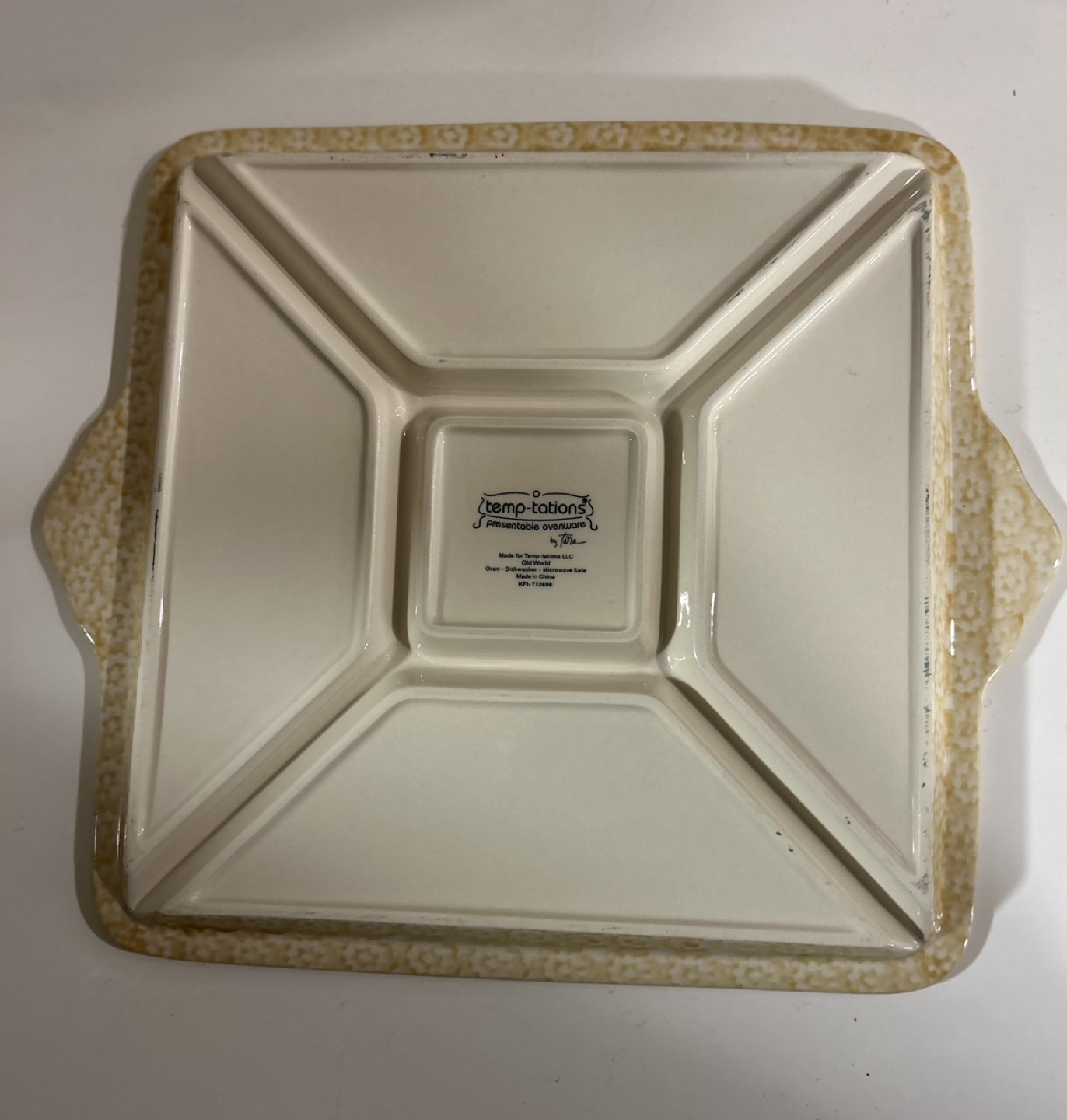 Temp-tations by T&G Ovenware Divided Serving Platter - photo 2
