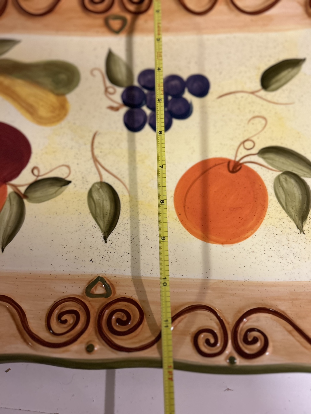 Hand-Painted Serving Tray - photo 5