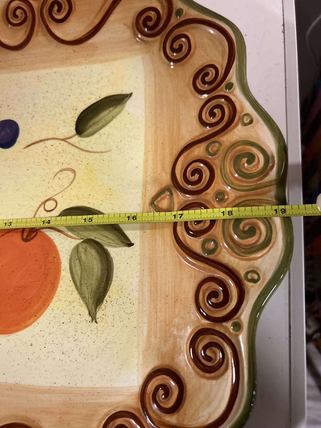 Hand-Painted Serving Tray - photo 4