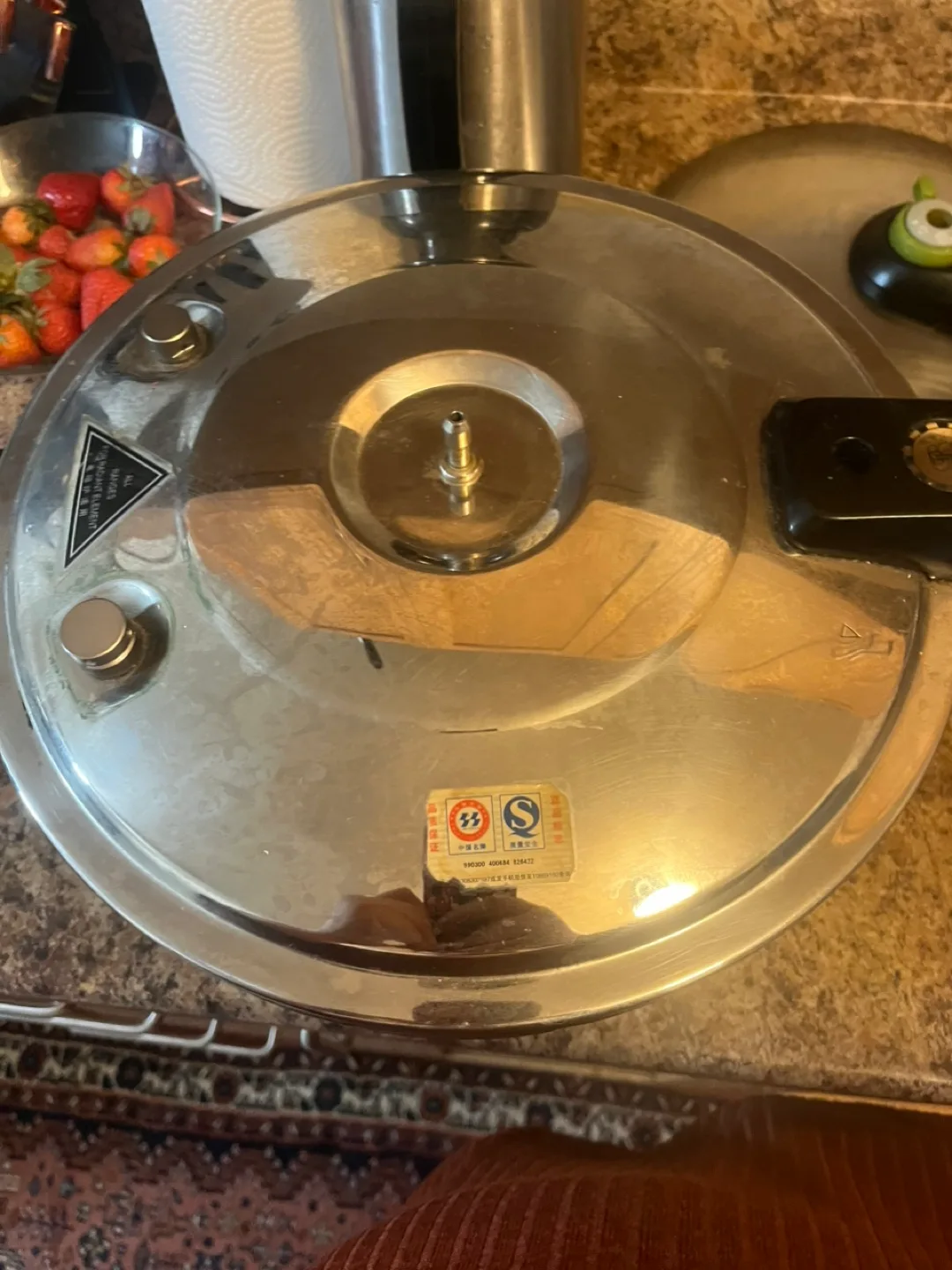 Vintage Stainless Steel Pressure Cooker image indicator(4)