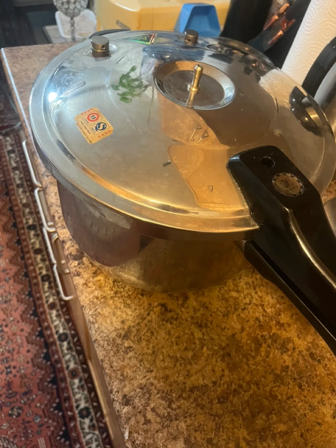 Vintage Stainless Steel Pressure Cooker image indicator(6)