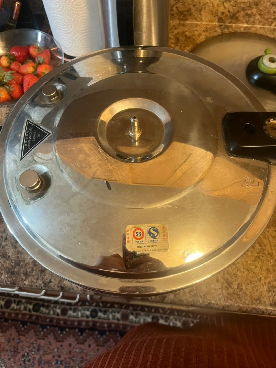 Vintage Stainless Steel Pressure Cooker image indicator(5)