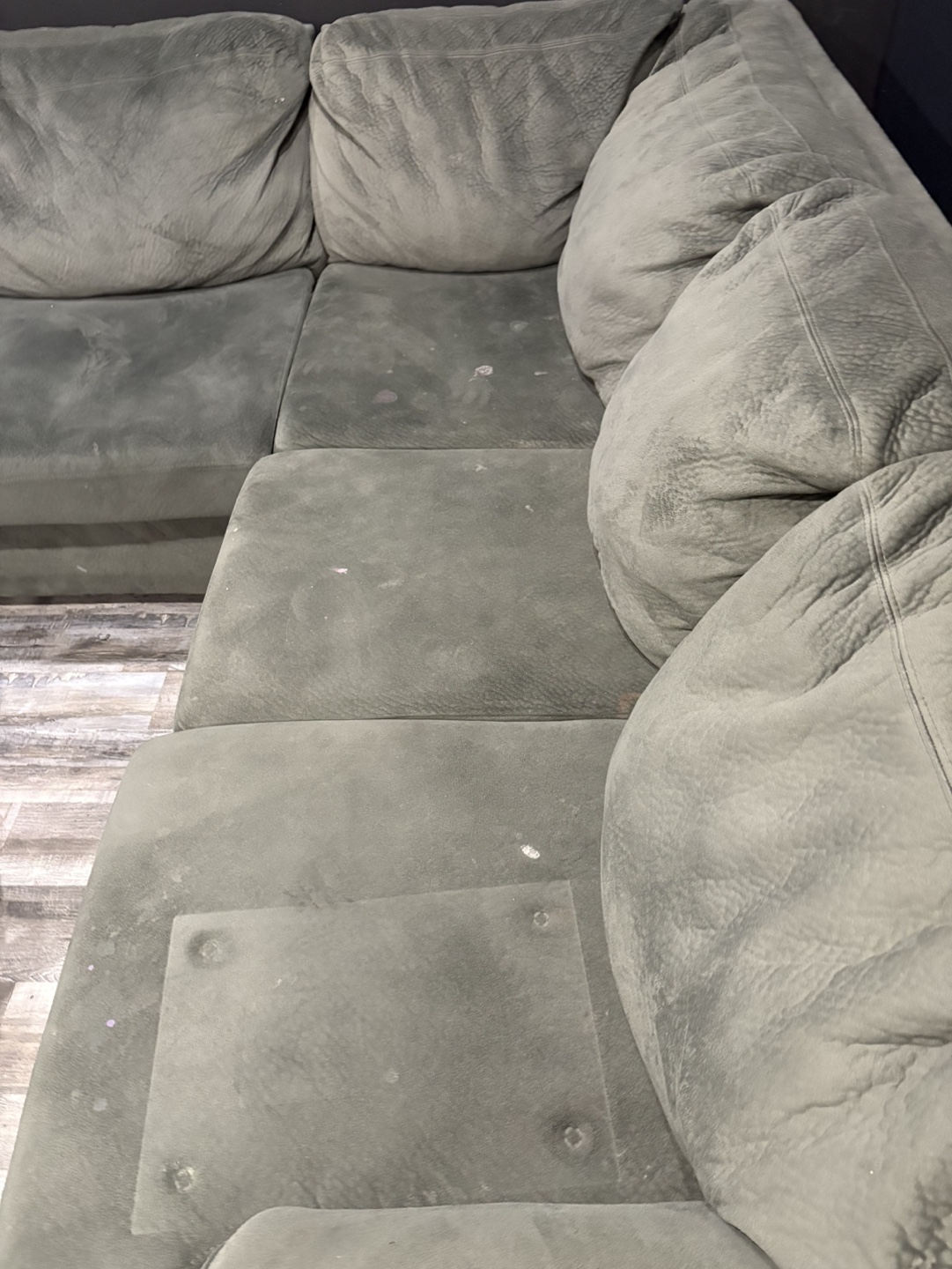 Large L-Shaped Sectional Sofa with Ottoman - photo 3