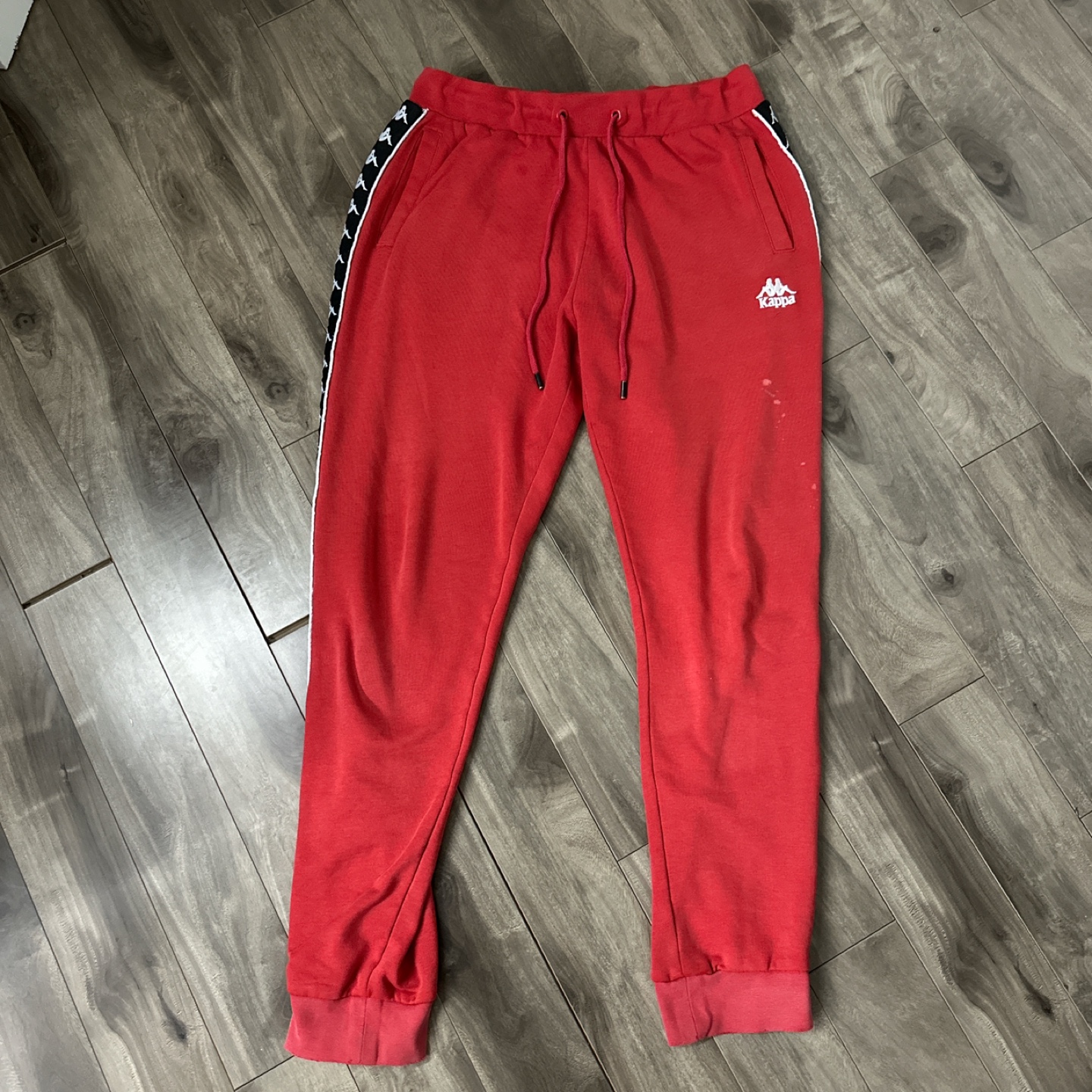 Kappa Red Track Pants - XLarge