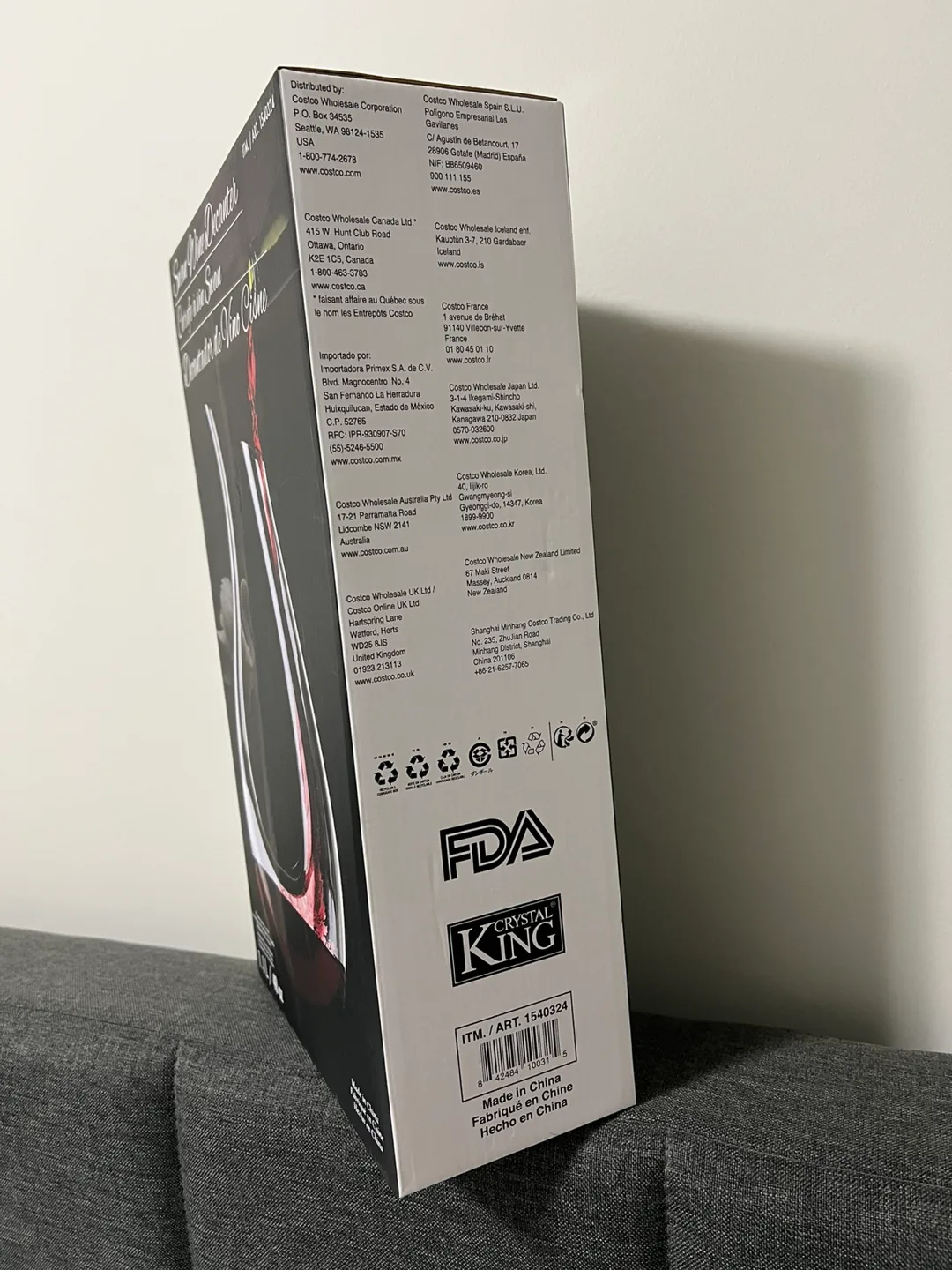 Swan Wine Decanter - 1.1L / 40oz image indicator(4)