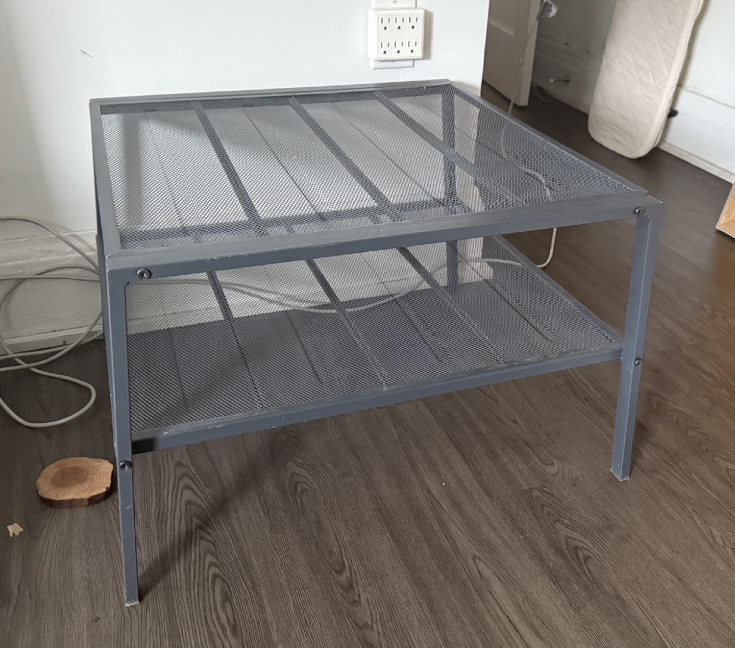 Two-Tier coffee table / Metal Storage Rack - photo 2