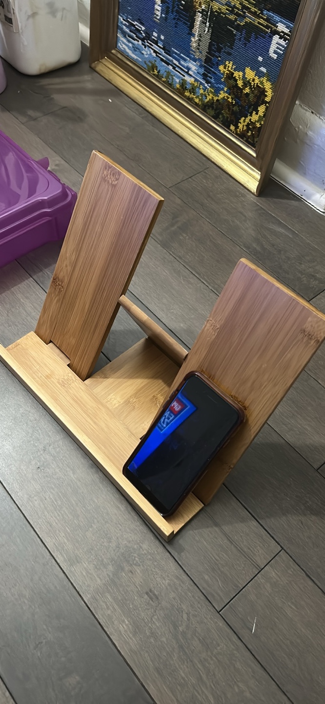 Bamboo Phone and Tablet Stand - photo 4